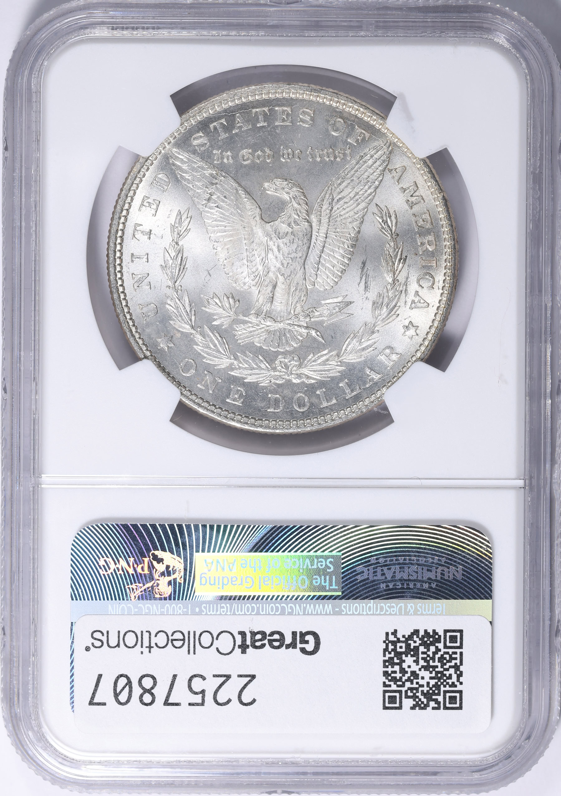1878 7TF Morgan Silver Dollar Short Leaf VAM-203 *Top 100* NGC MS