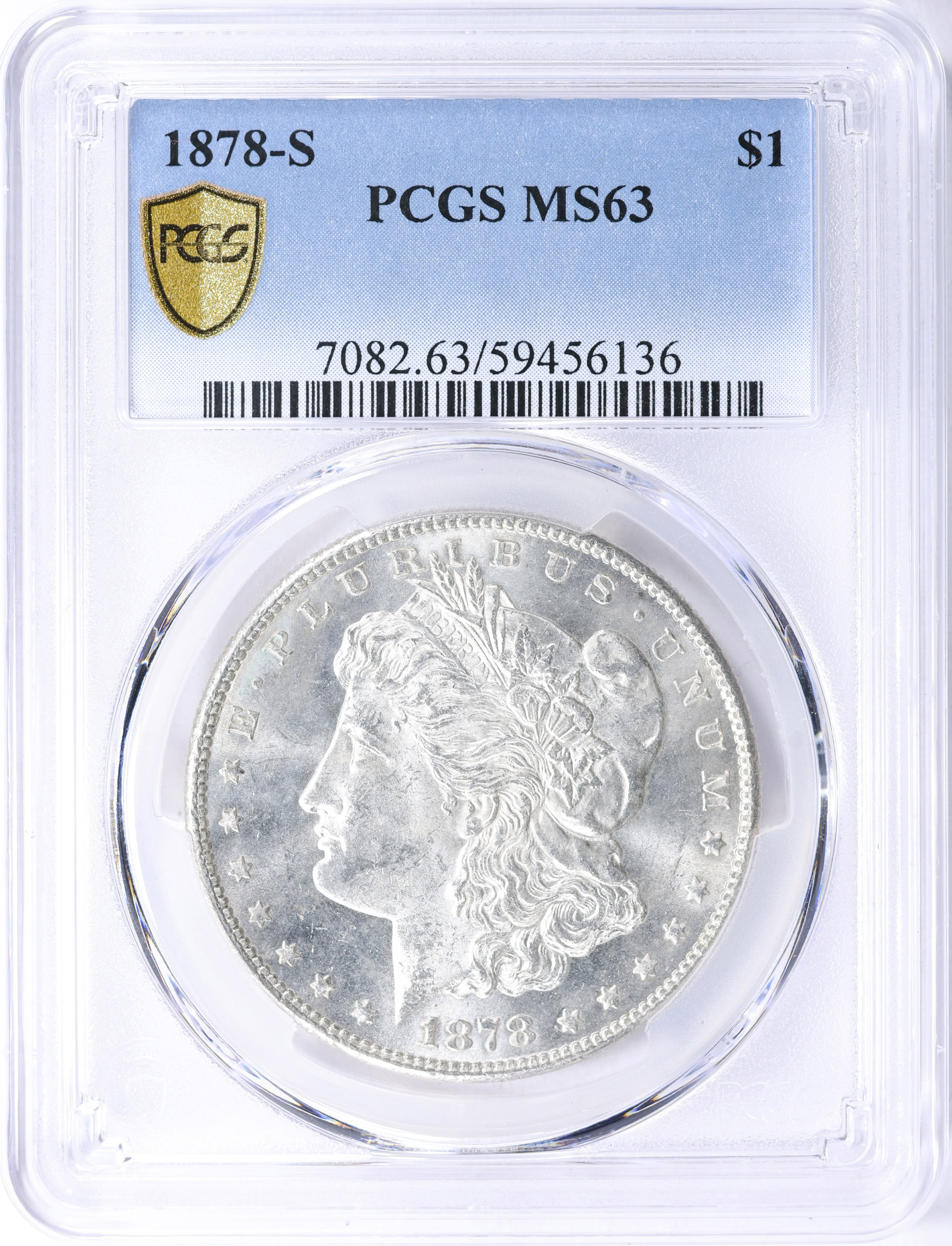 1878-S Morgan Silver Dollar PCGS MS-63 (Item 2261897