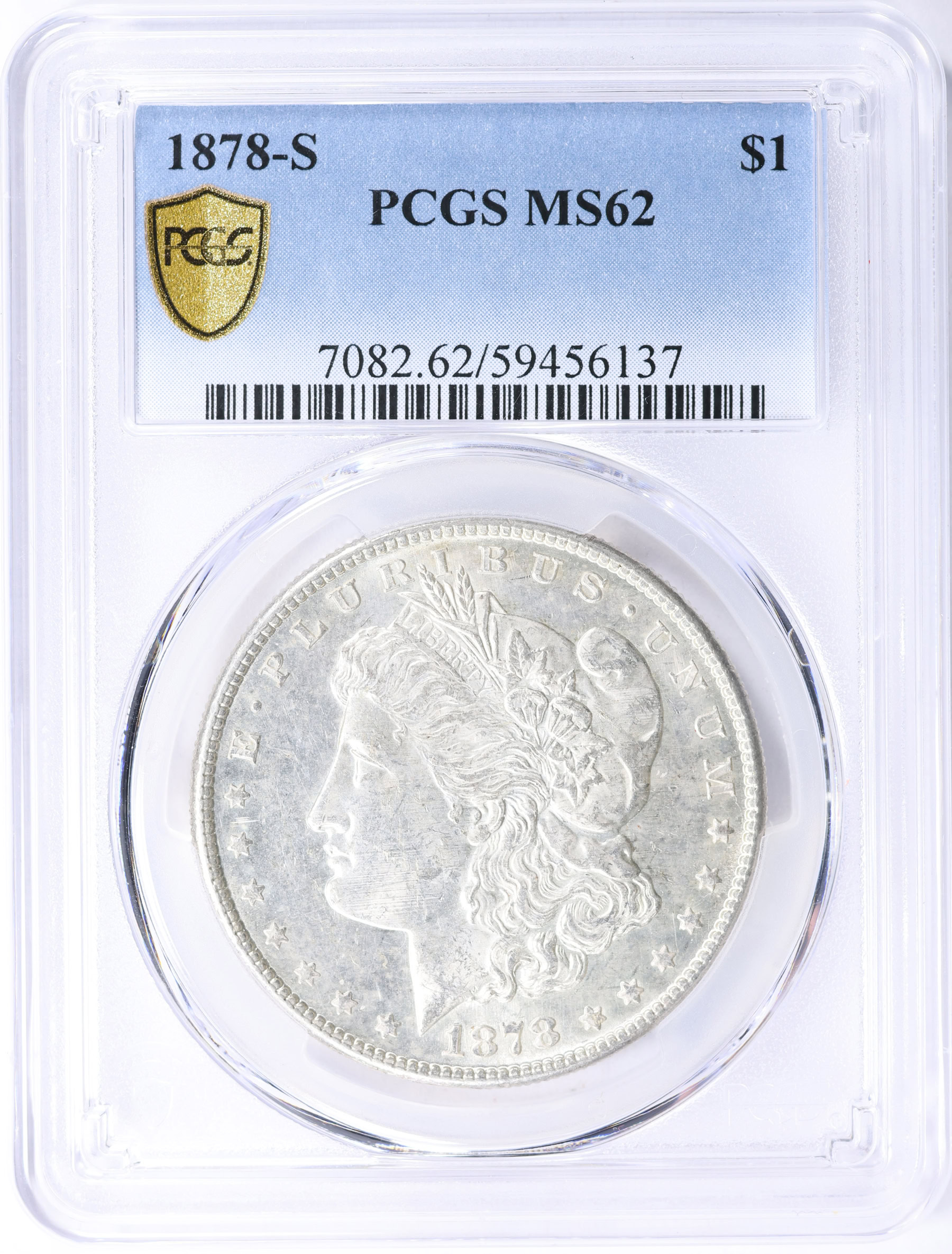 1878-S Morgan Silver Dollar PCGS MS-62 (Item 2261899