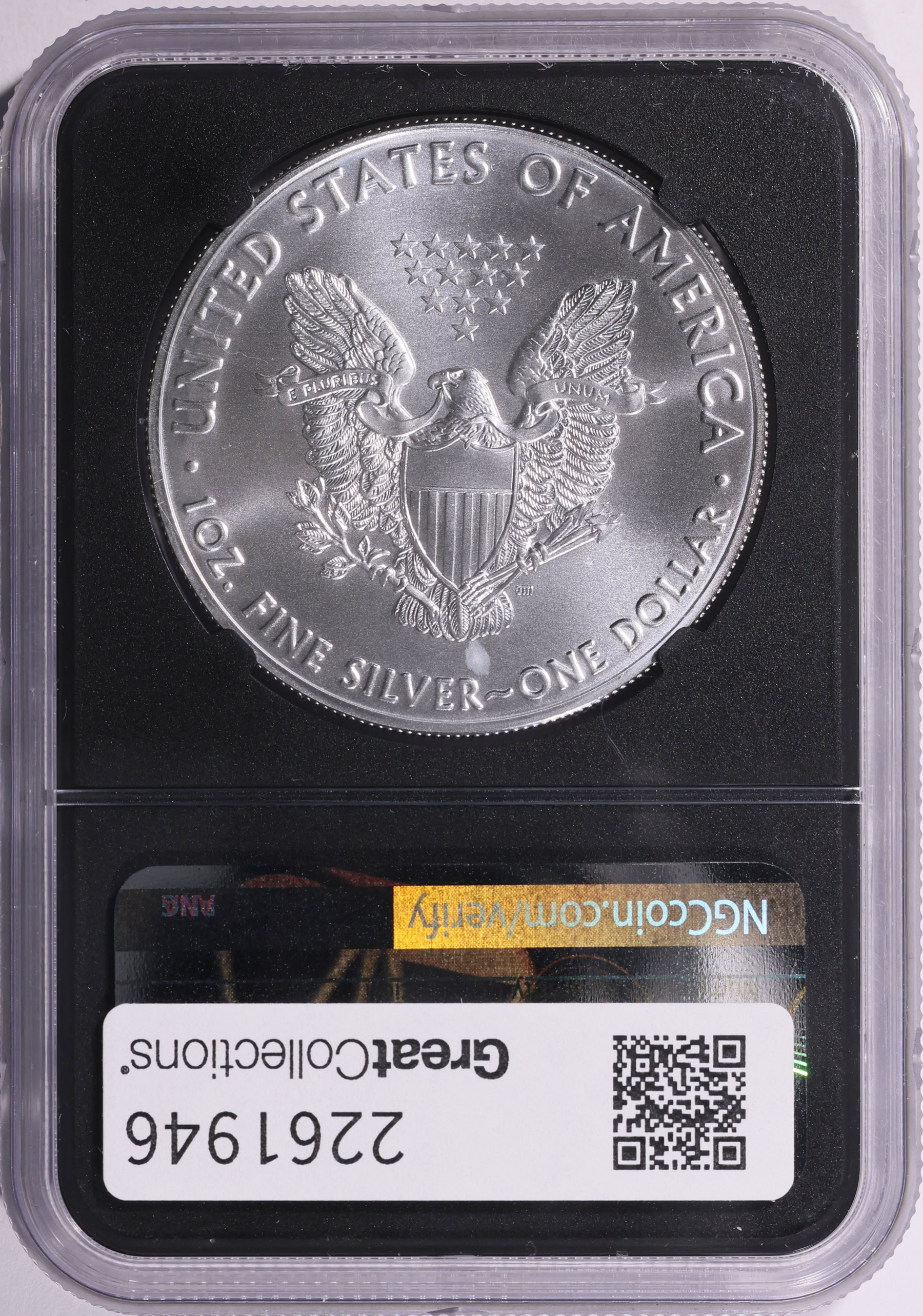 2021 $1 Silver Eagle Type 1 First Day of Issue NGC MS-70 (John