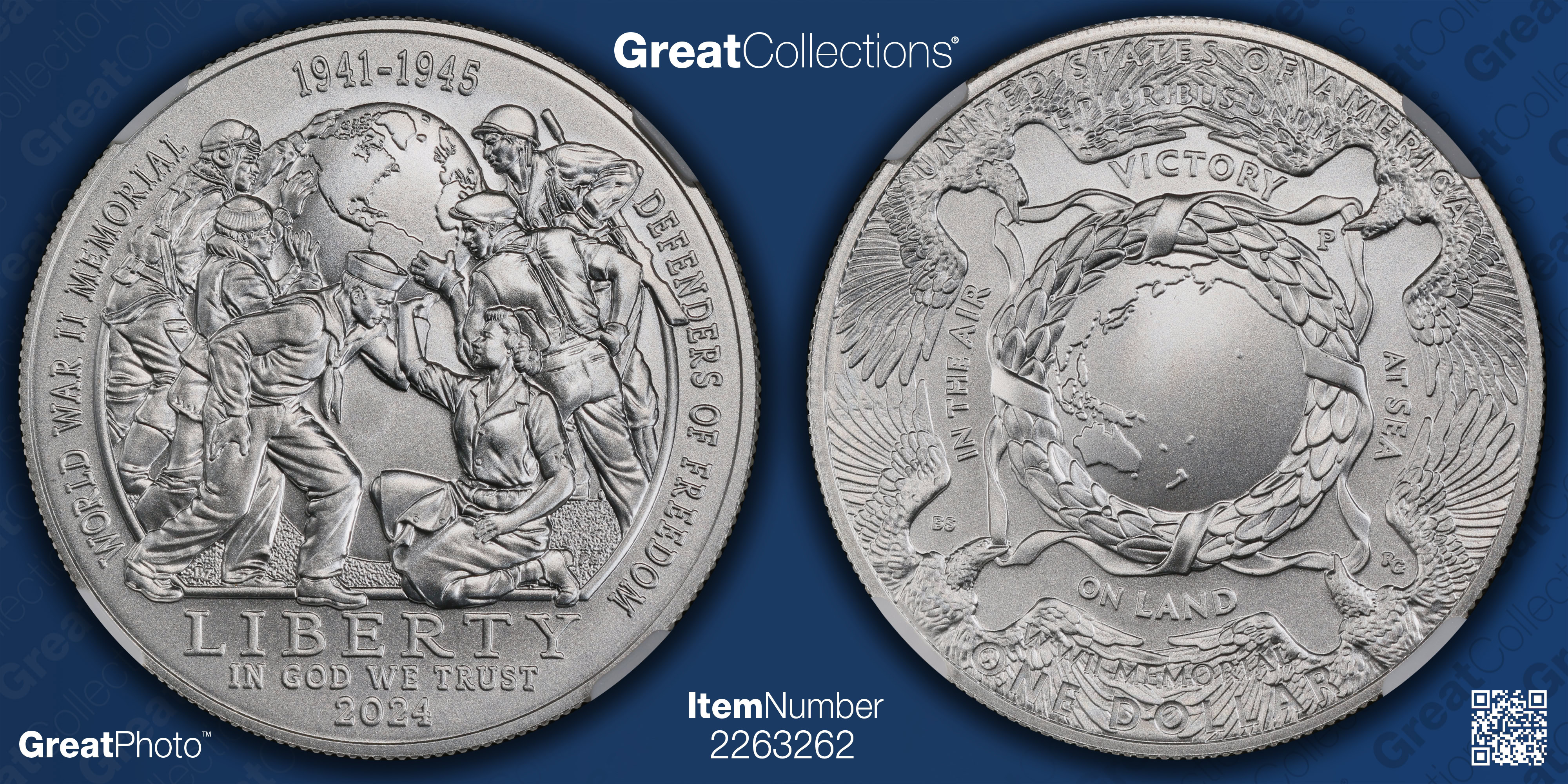 2024-P Commemorative Greatest Generation First Day of Issue NGC MS