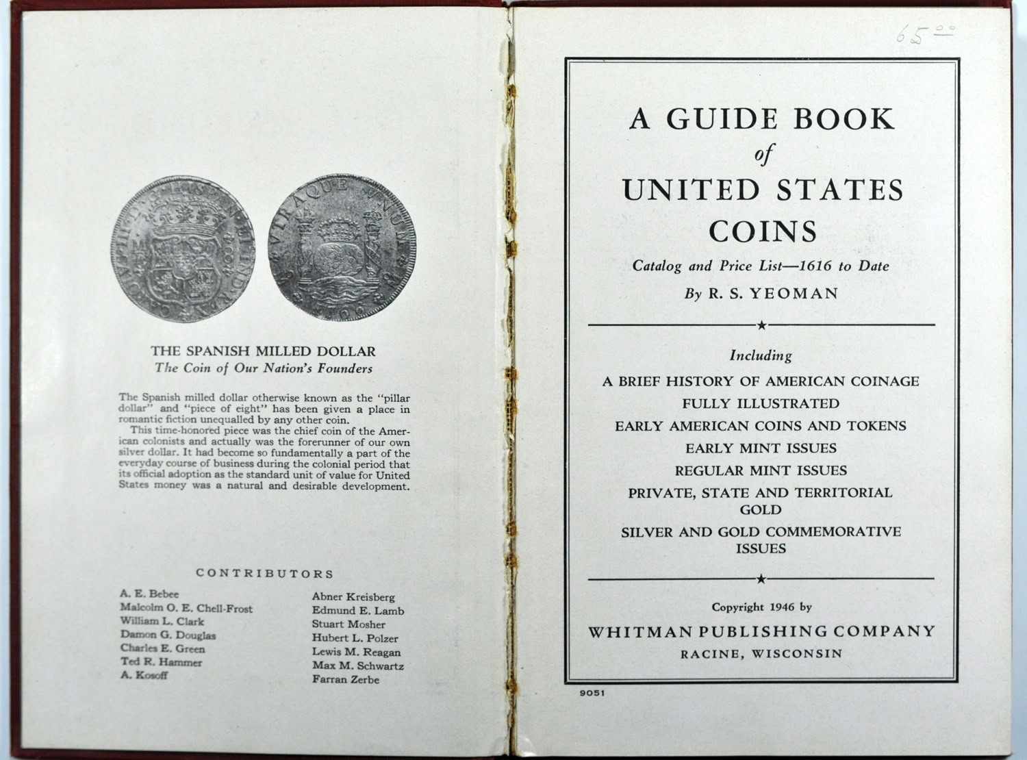 Rare 1947 Red Book 1st Edition R.S. Yeoman | Cert #n/a