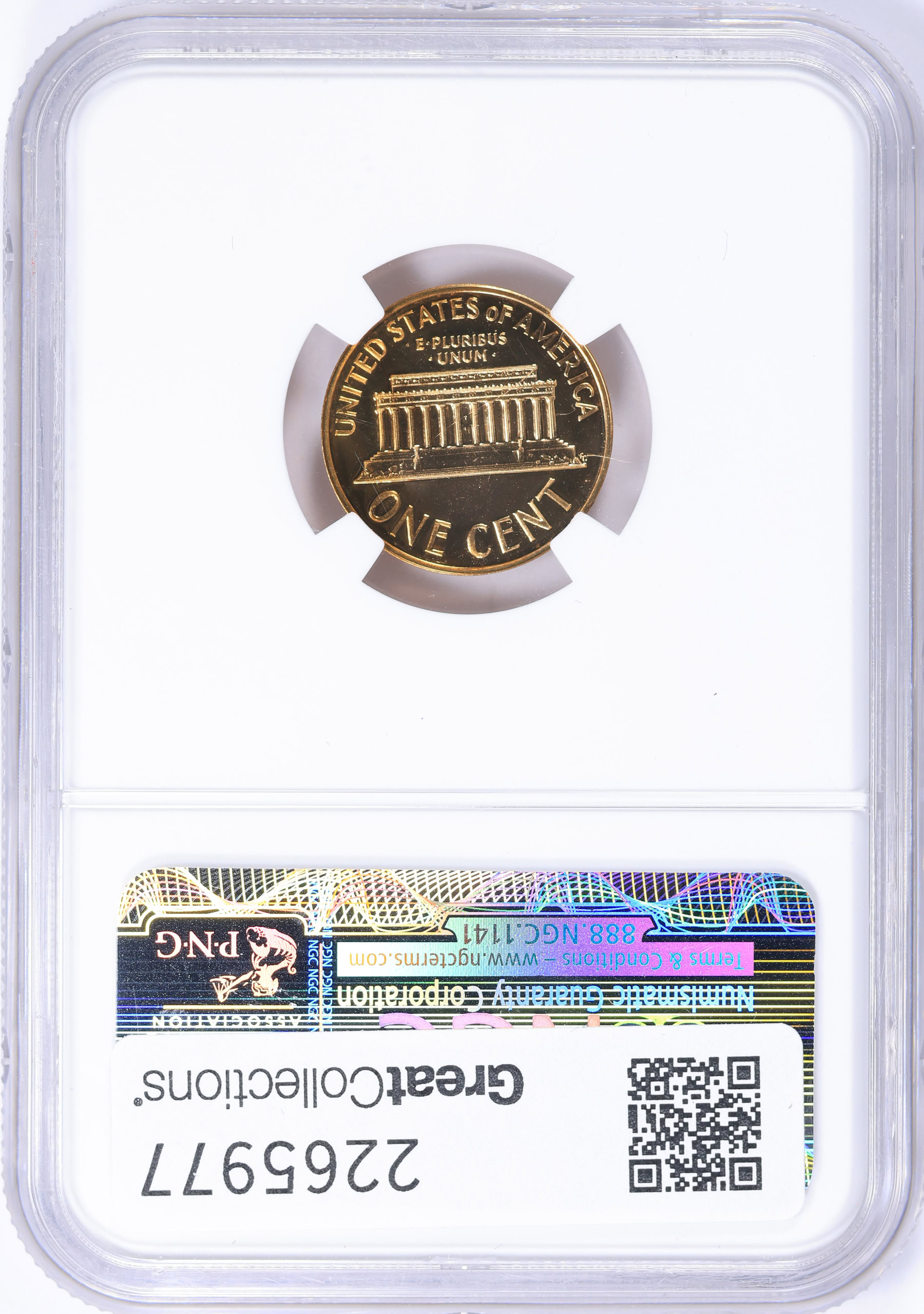 1960 Lincoln Cent Small Date NGC Proof-67 RD (Item 2265977