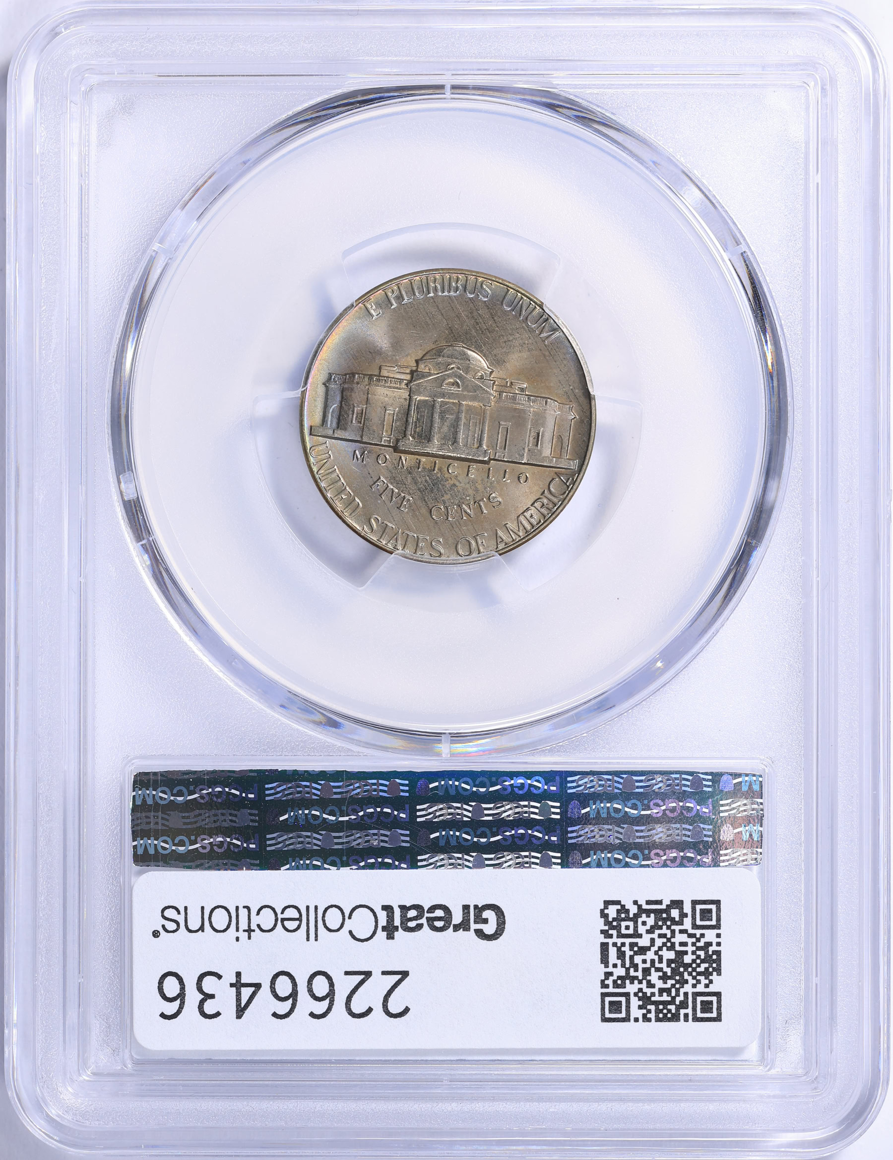 1976-D Jefferson Nickel PCGS MS-67 FS (QA) (Toned) (Item 2266436