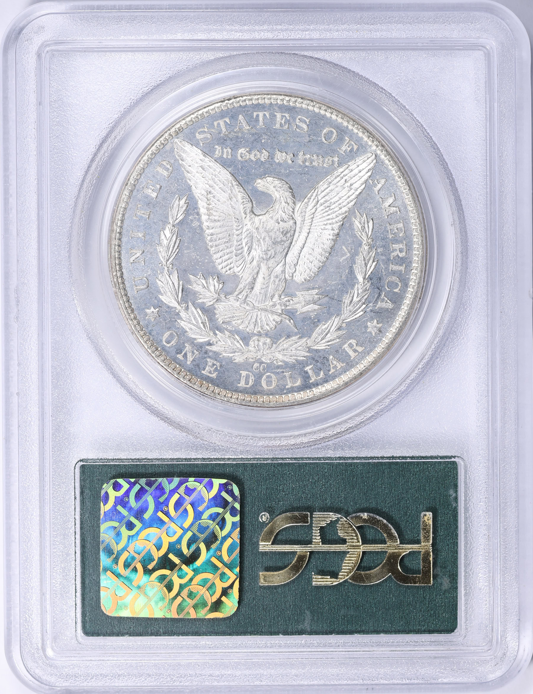 63 12 1883-CC Morgan Silver Dollar PCGS MS-63 DMPL (CAC Green) OGH (Item ...