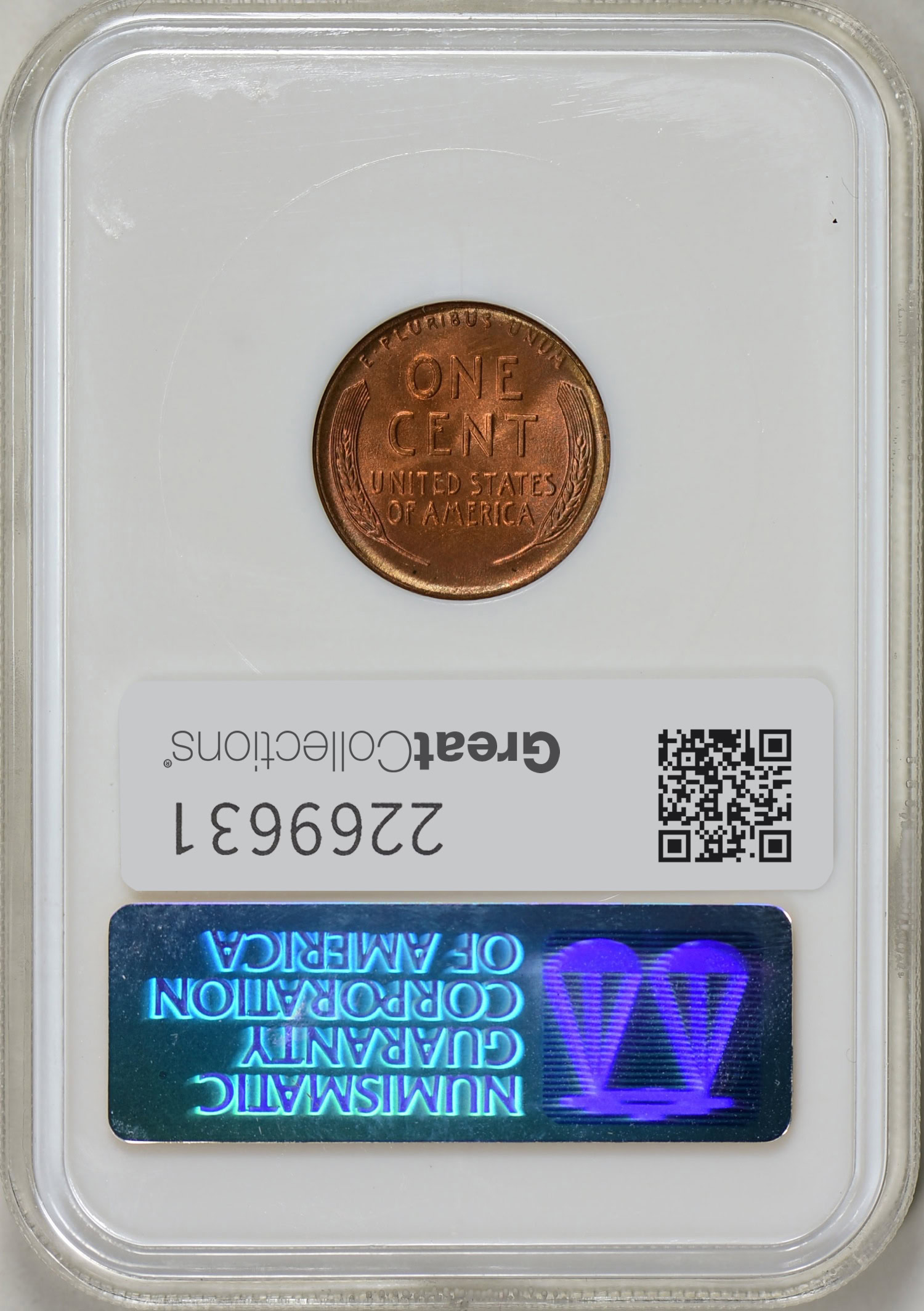 1945-S Lincoln Cent NGC MS-67 RD OH (Item 2269631