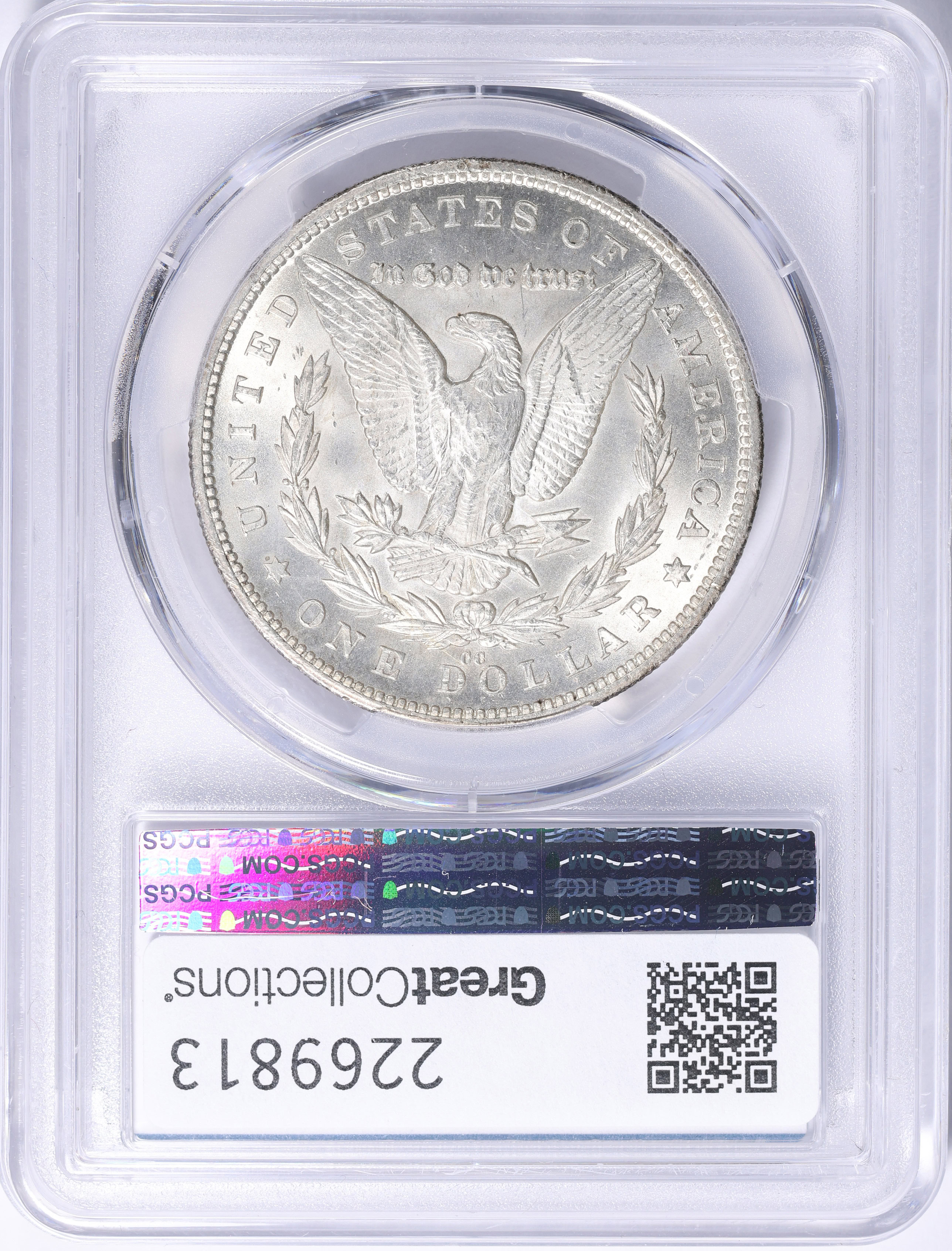 1880-CC Morgan Silver Dollar PCGS Genuine Unc Details (Item