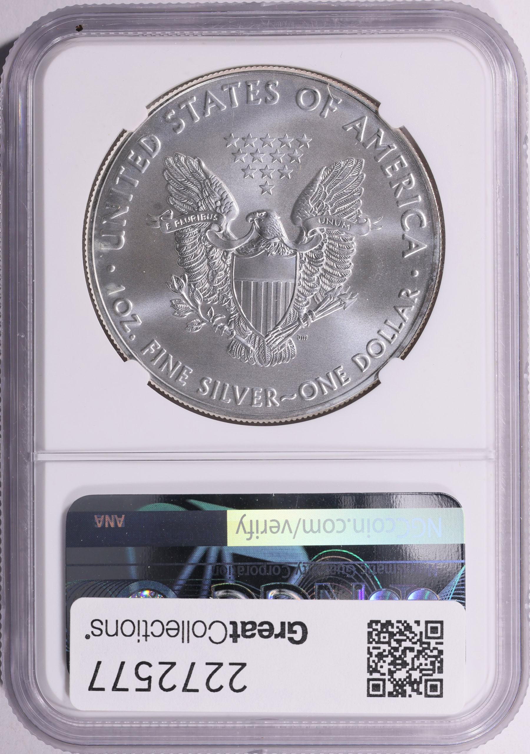 2021 $1 Silver Eagle Type 1 Early Releases NGC MS-70 (Item 2272577