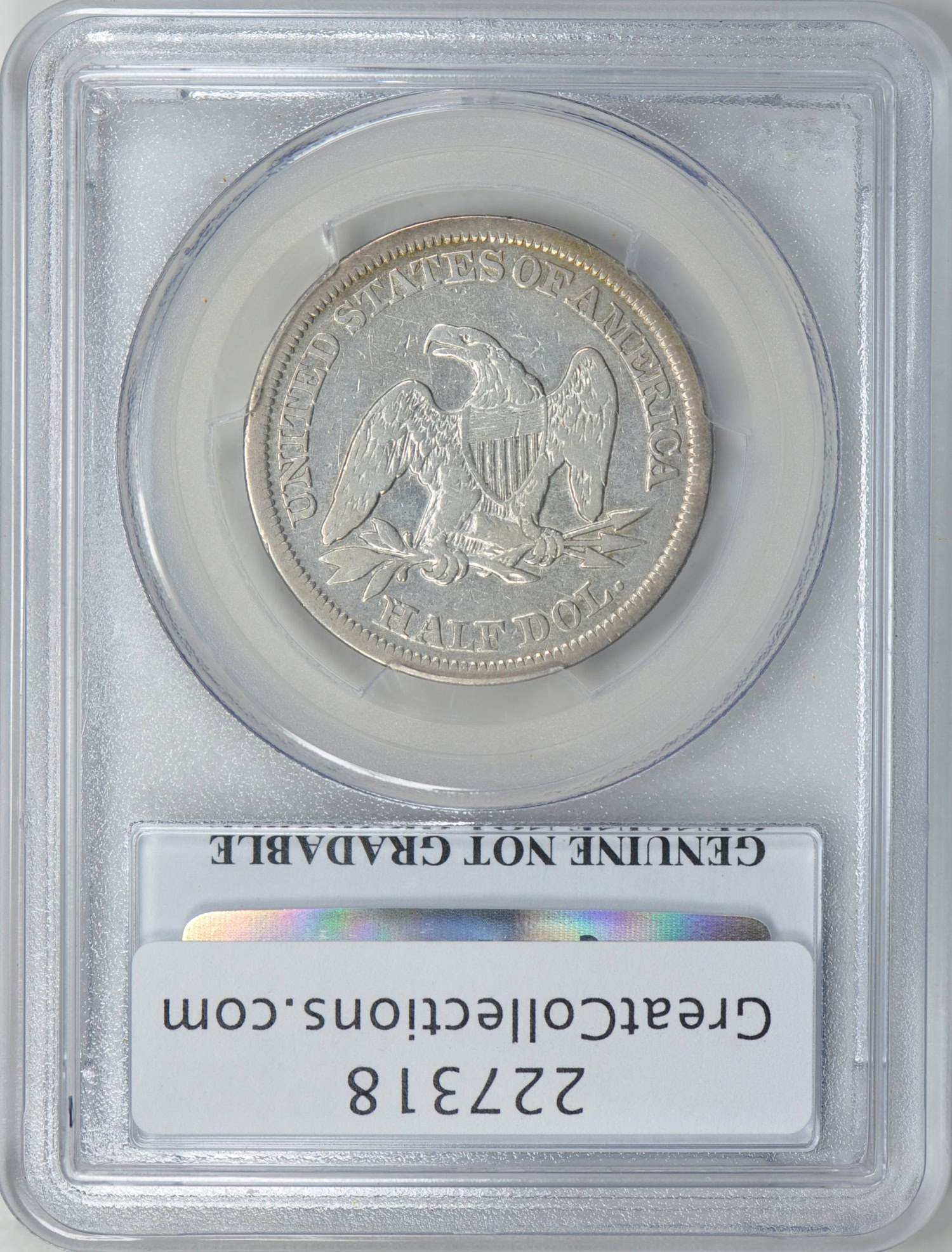 1842 Seated Liberty Half Dollar Medium Date RPD FS-301 WB-105 PCGS