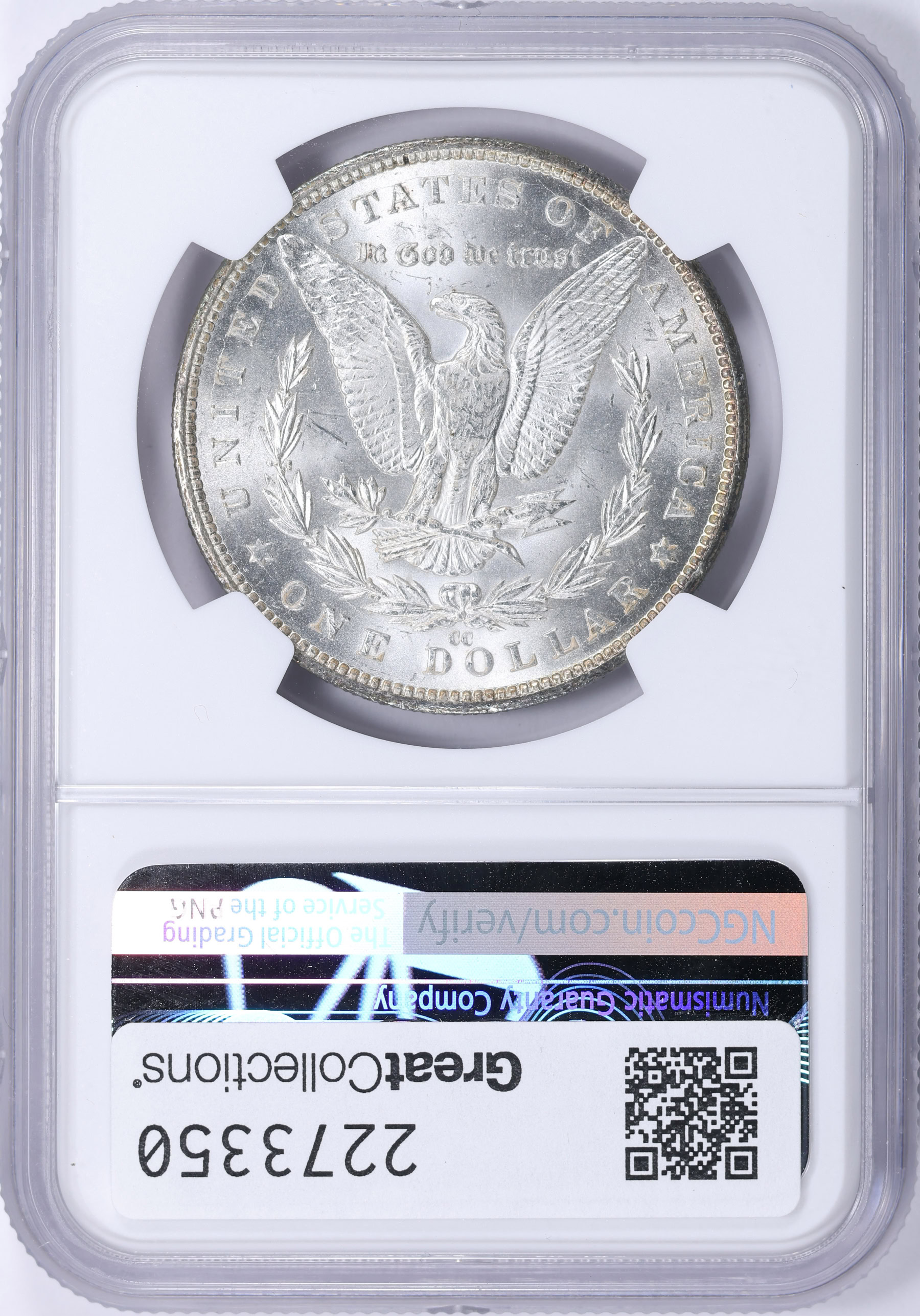 1883-CC Morgan Silver Dollar NGC MS-62 (Item 2273350