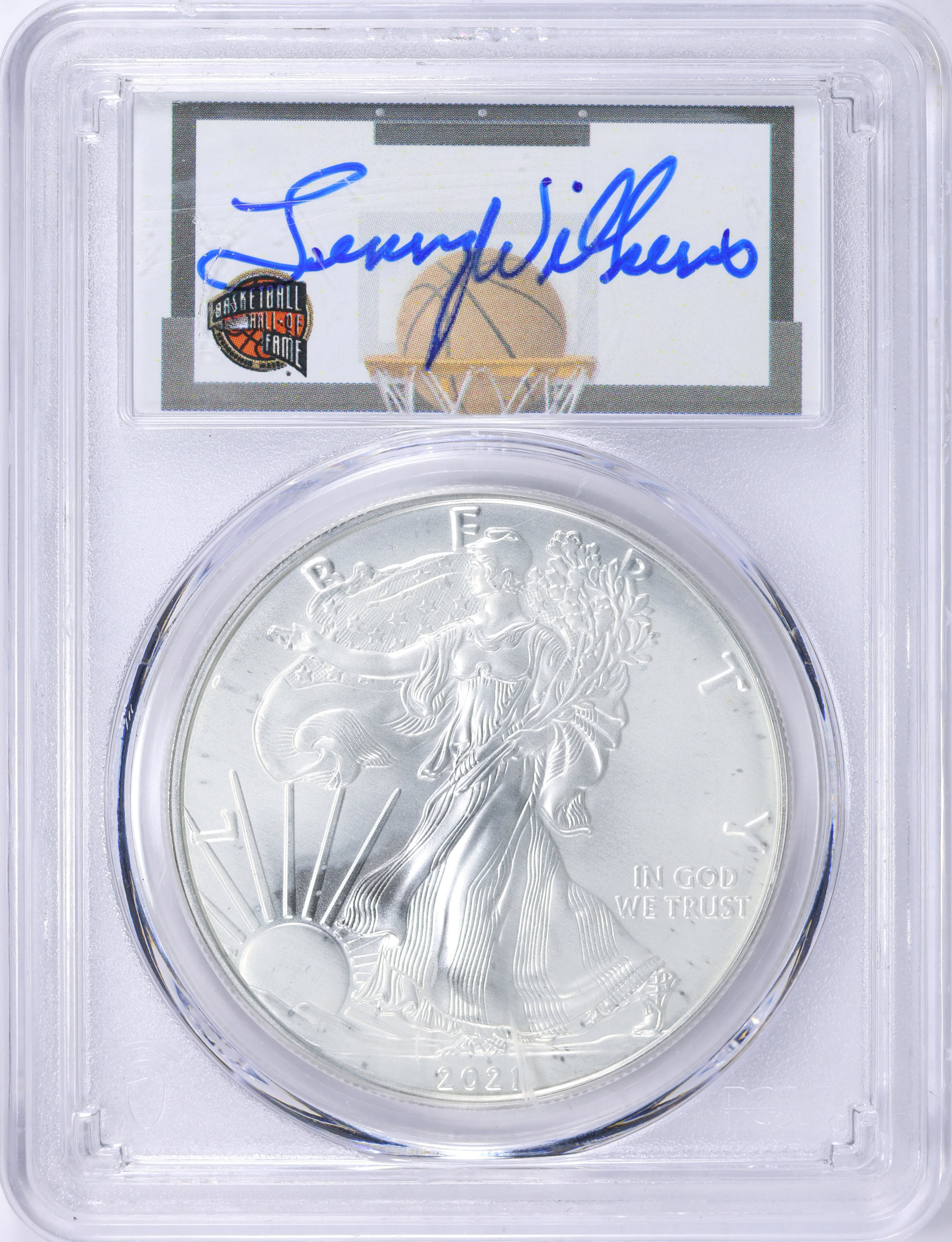 2021 $1 Silver Eagle Type 1 First Day of Issue PCGS MS-70 (Lenny