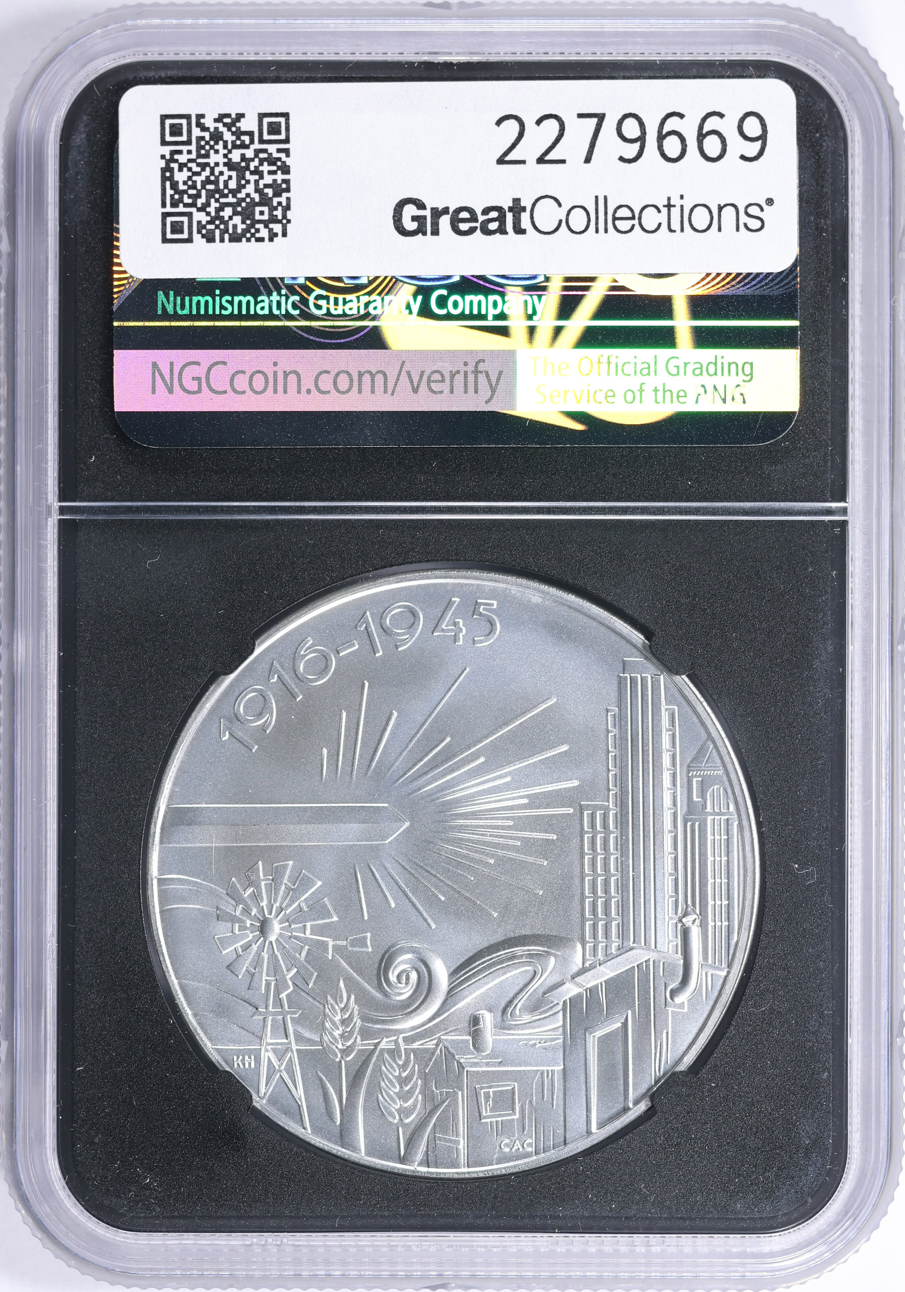 1916 (2026) Silver SemiQ Medal Mercury NGC SP-70 (Magnum Opus