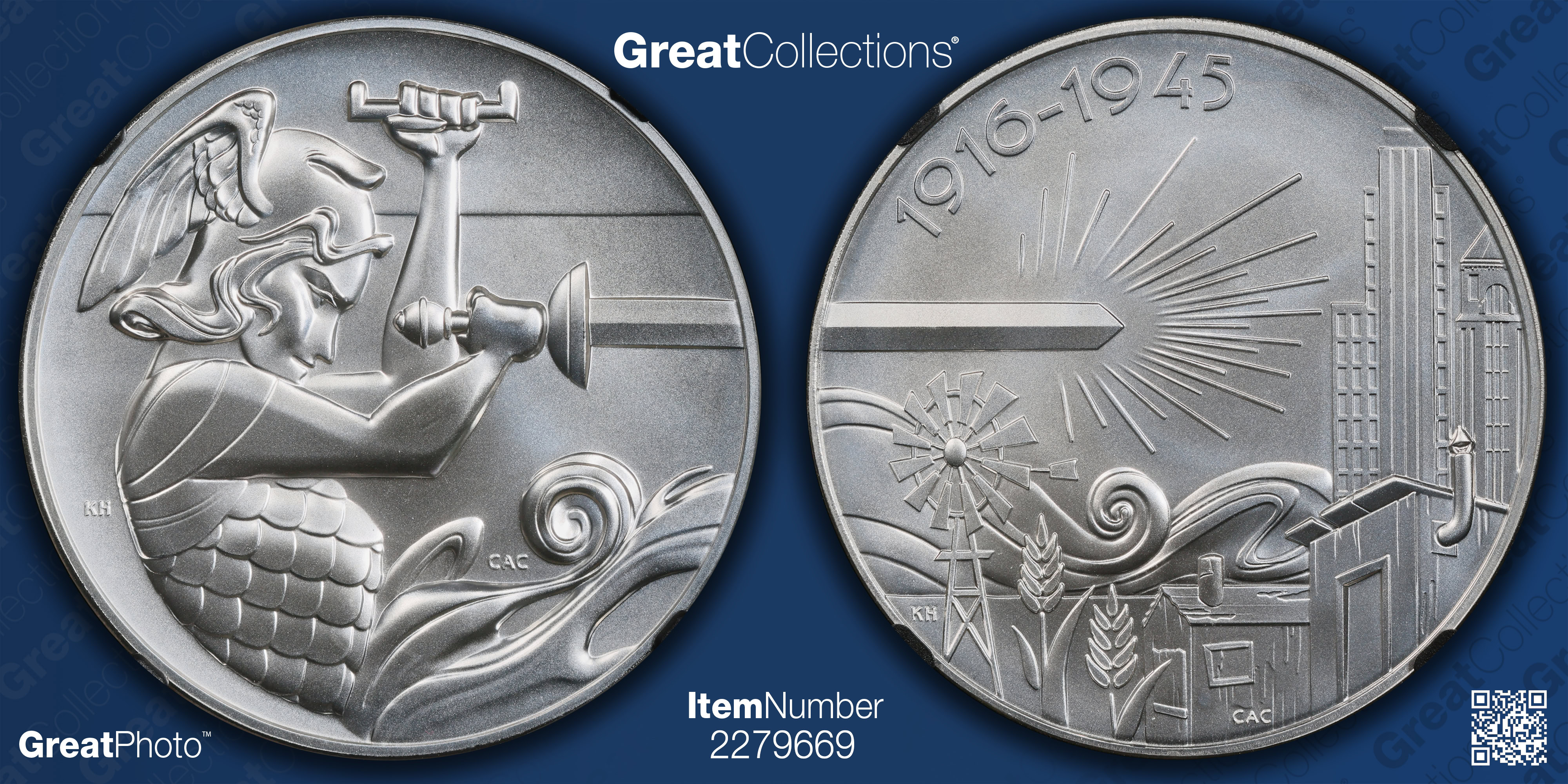 1916 (2026) Silver SemiQ Medal Mercury NGC SP-70 (Magnum Opus