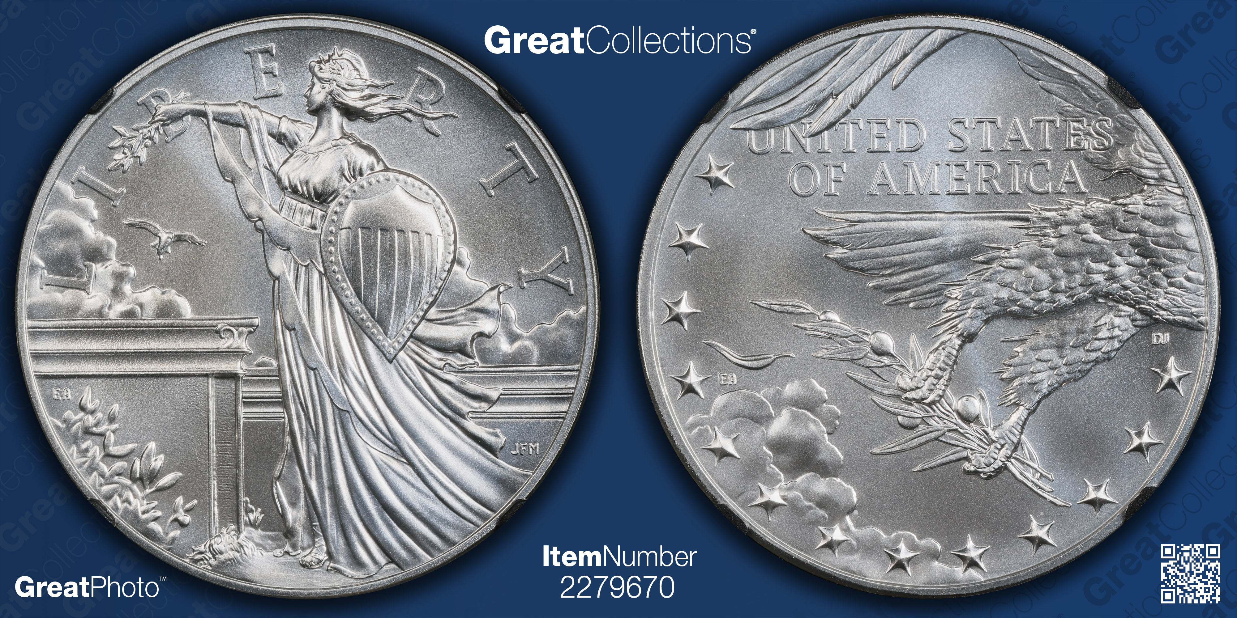 2026) Silver SemiQ Medal Standing Liberty NGC SP-70 (Magnum Opus