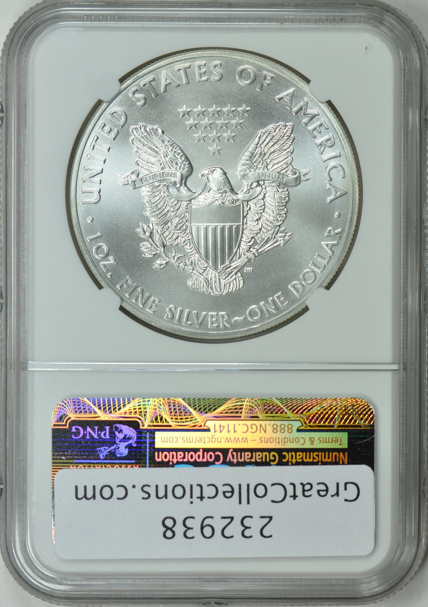 2014 $1 Silver Eagle MLB Players Edition NGC MS-70 (David Ortiz