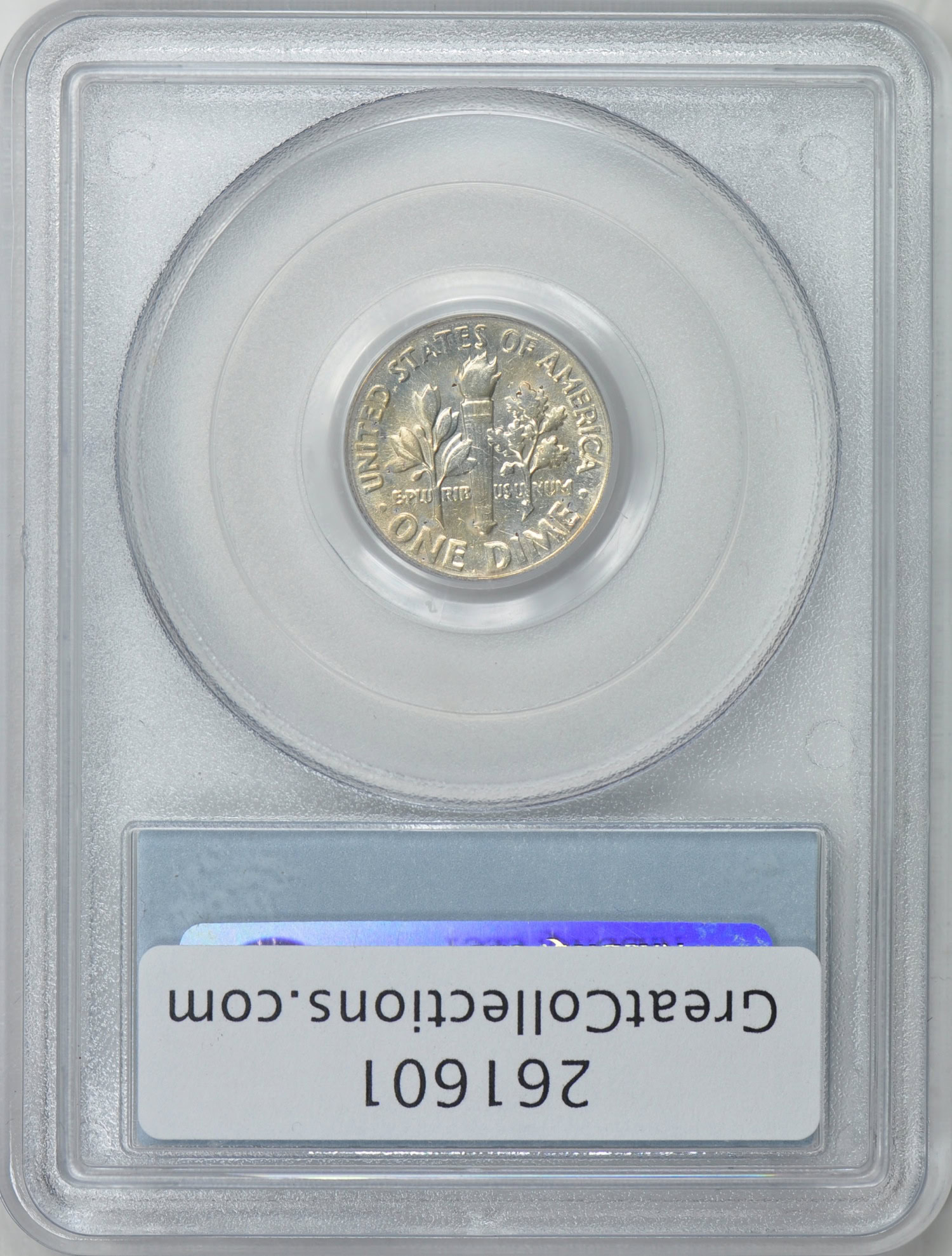 ロストGROCKET5,7 19,25 2,25 Mint Error 1965 Roosevelt Dime Struck on Silver 10c Planchet PCGS