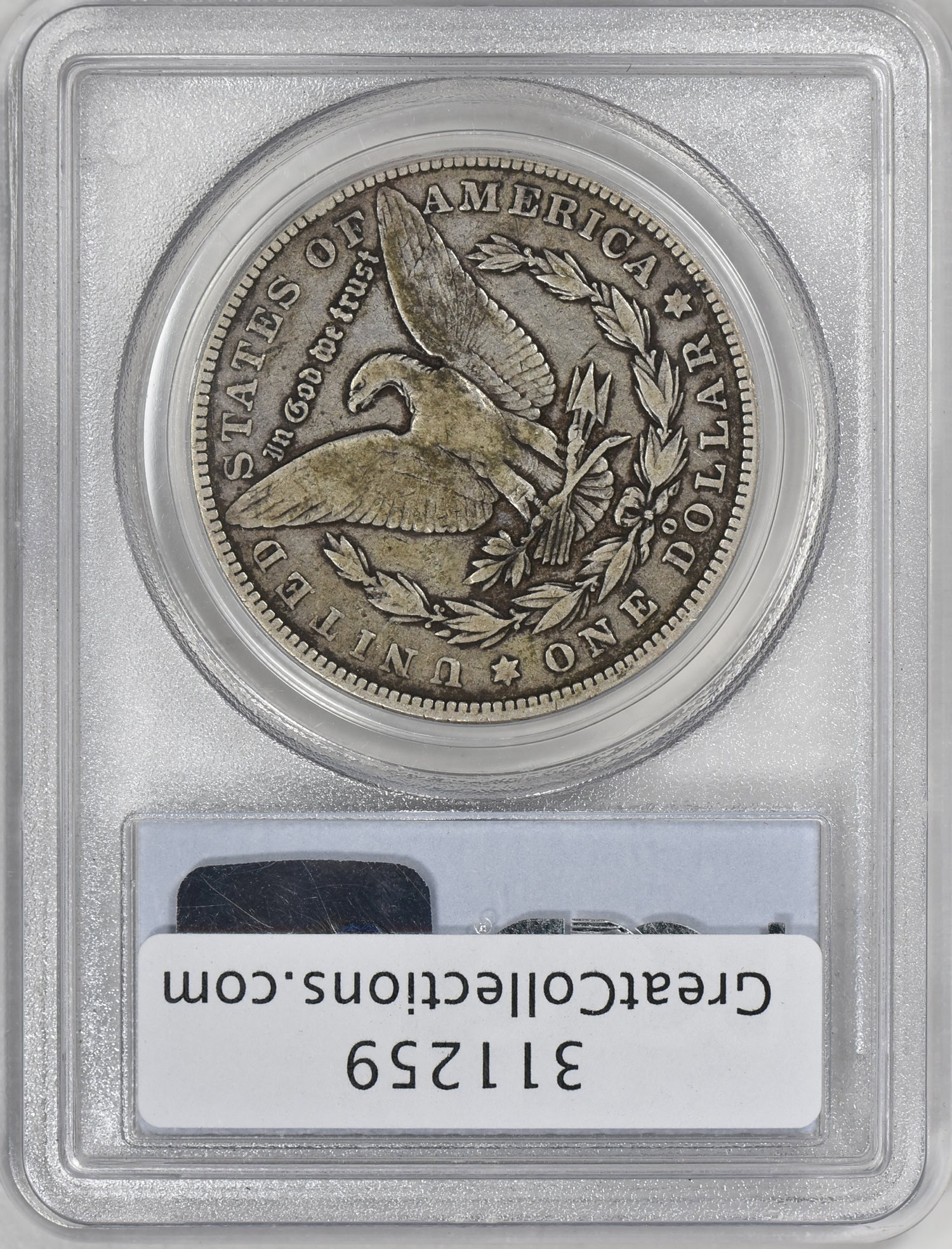 Mint Error 1901-O $1 Morgan Silver Dollar 40 Degree Rotated