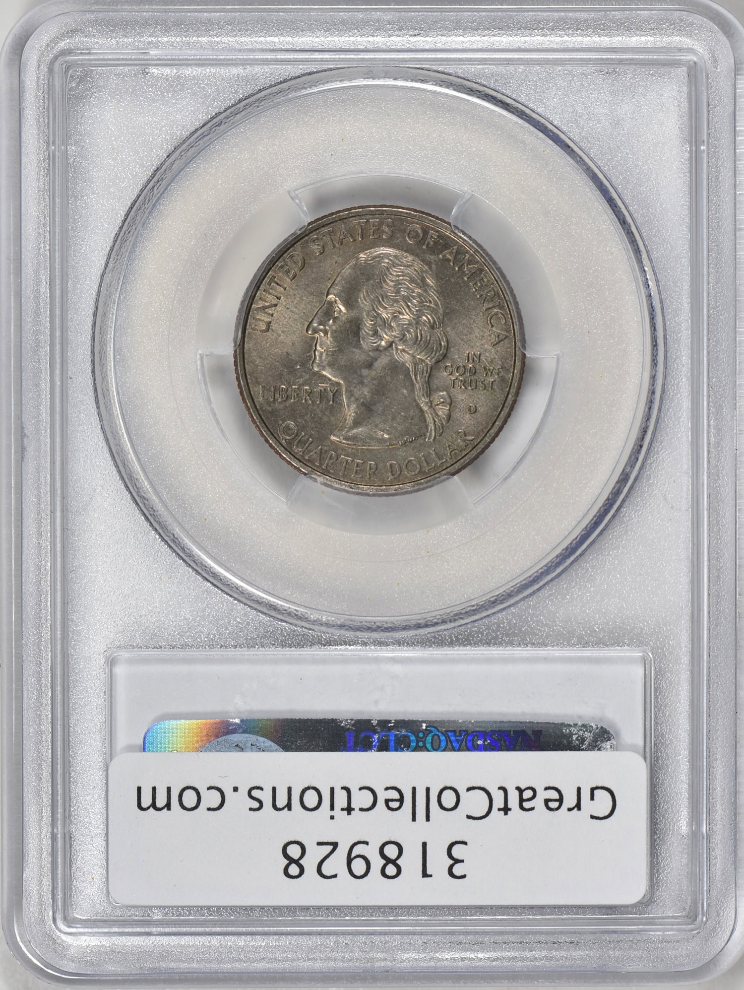 Mint Error 1999-D State Quarter Delaware Improperly Annealed