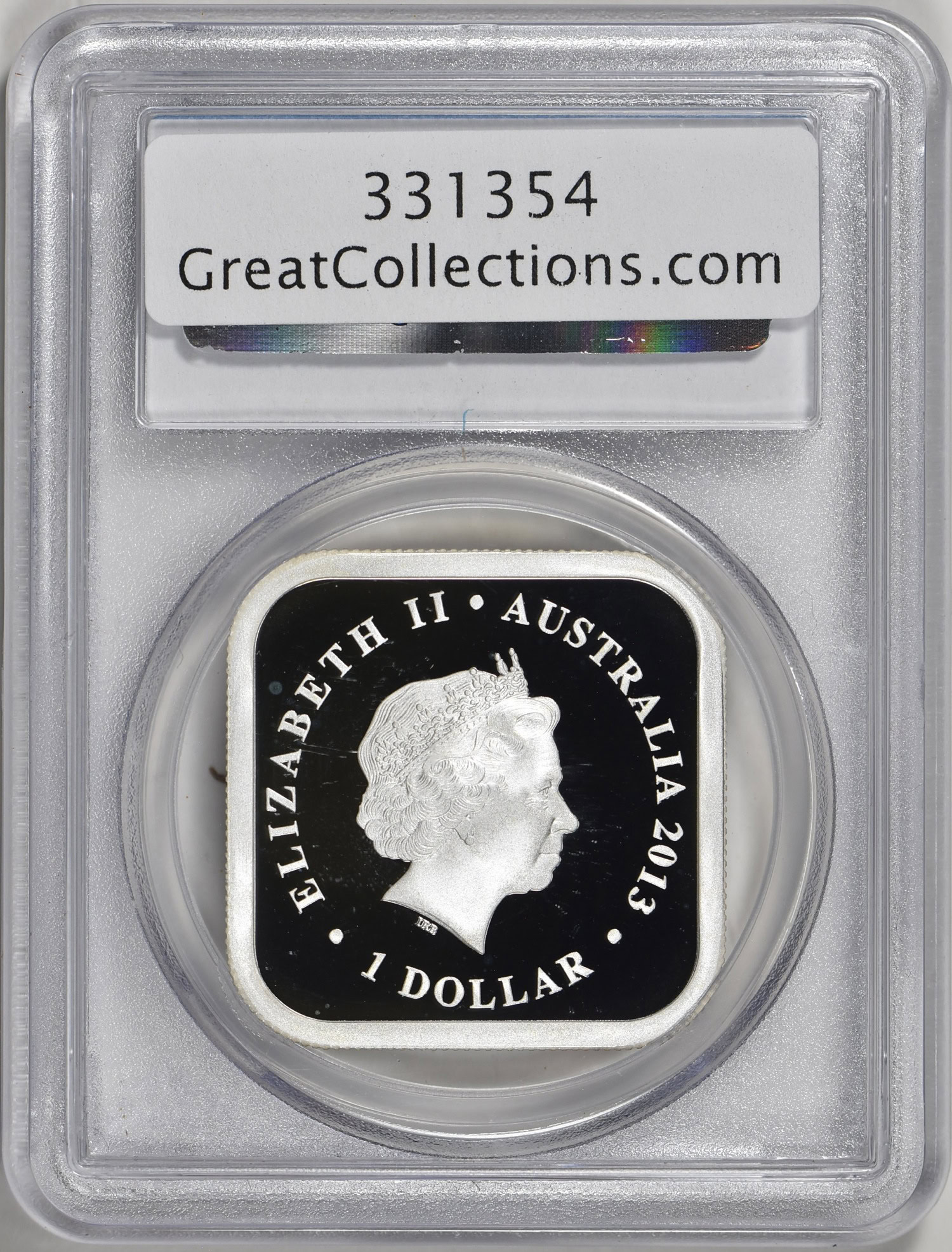 Australia 2013-P S$1 Silver Winter - Green Tree Frog PCGS Proof-69