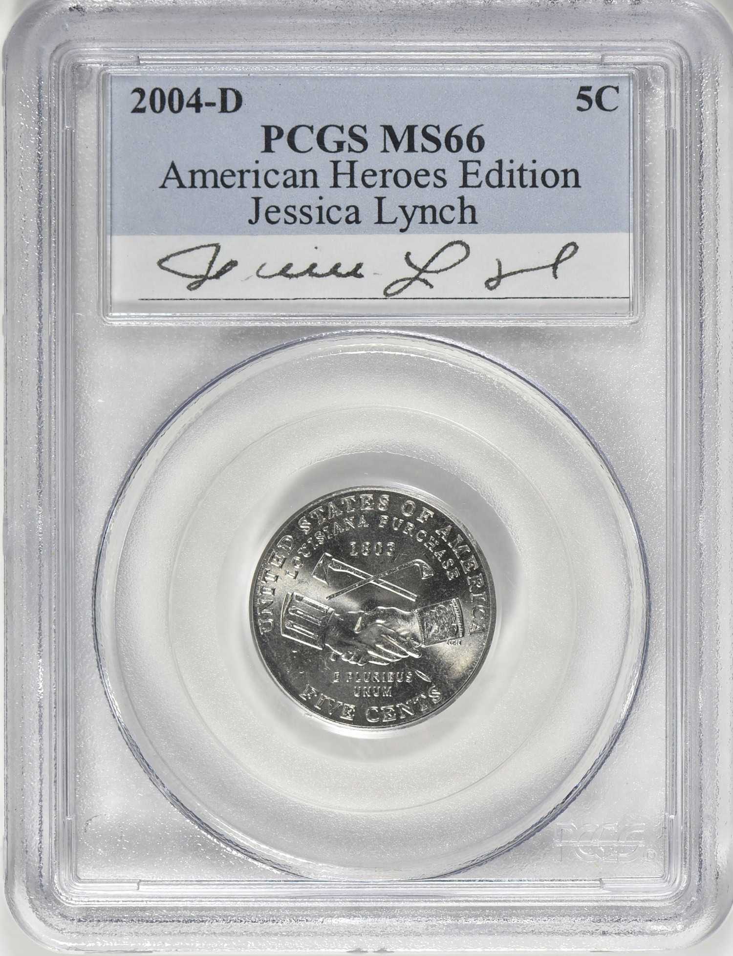 2004-P and 2004-D Jefferson Nickel Peace Medal. American Heroes
