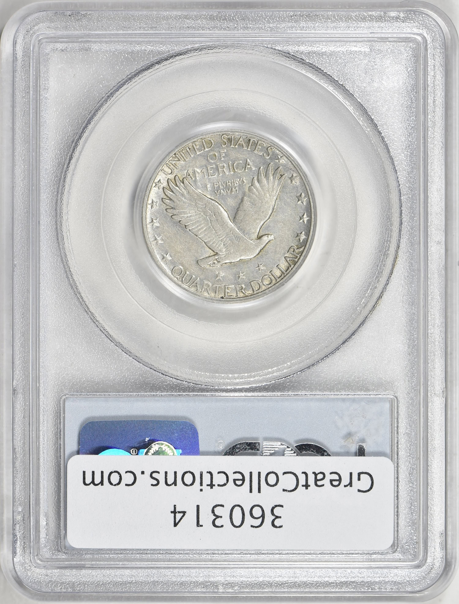 1918/7-S Standing Liberty Quarter PCGS AU-50 (CAC Green) (Item