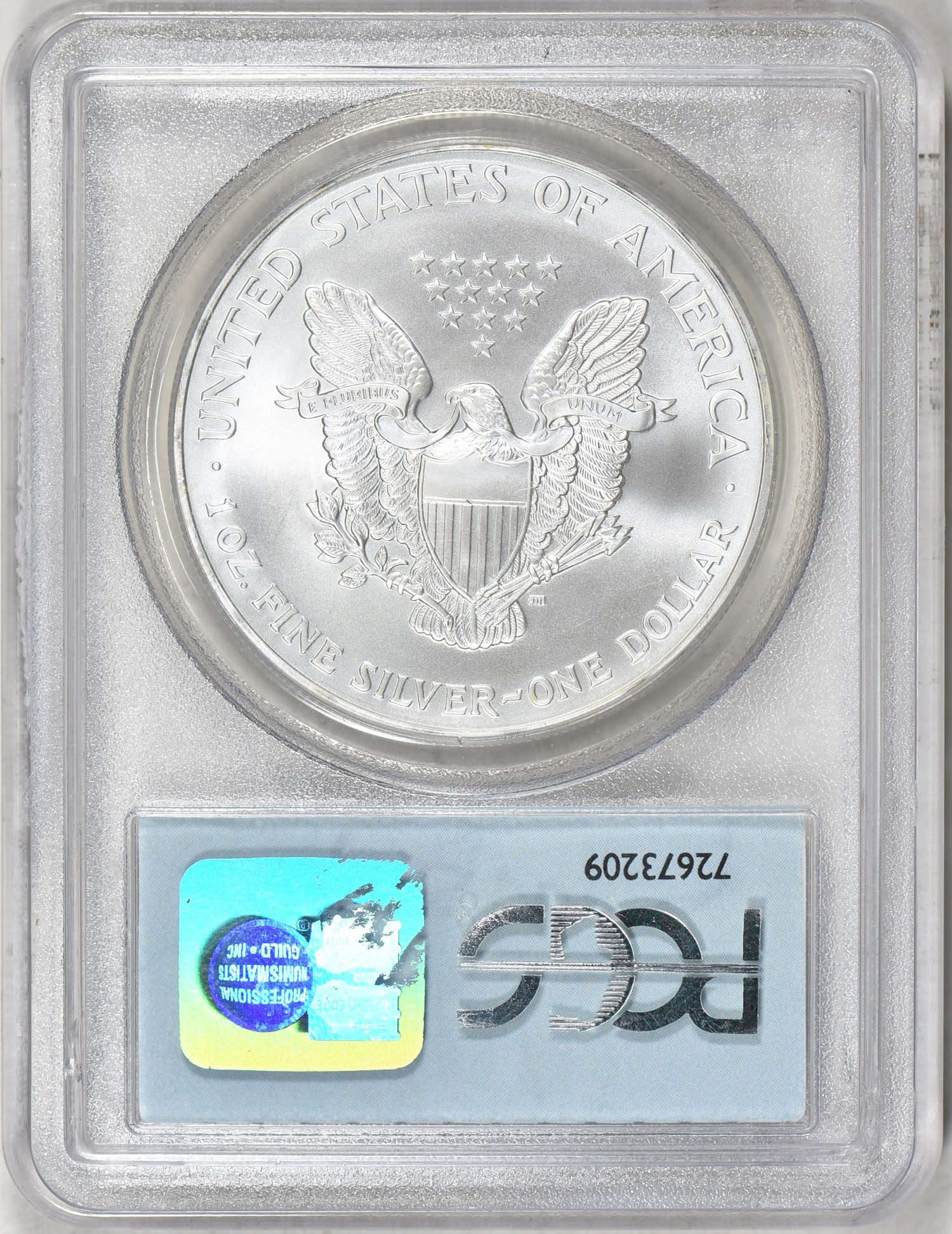 2004 $1 Silver Eagle American Heroes Lance Armstrong Signed PCGS