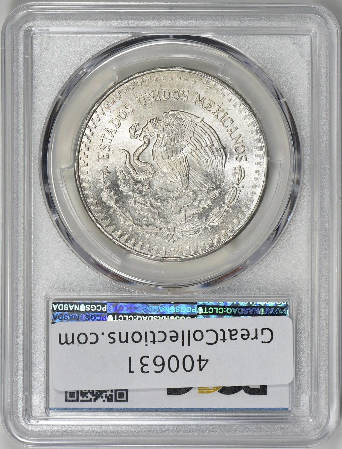 Mexico - Mint Error 1982-Mo Silver 1 Onza Libertad DDO PCGS MS-65