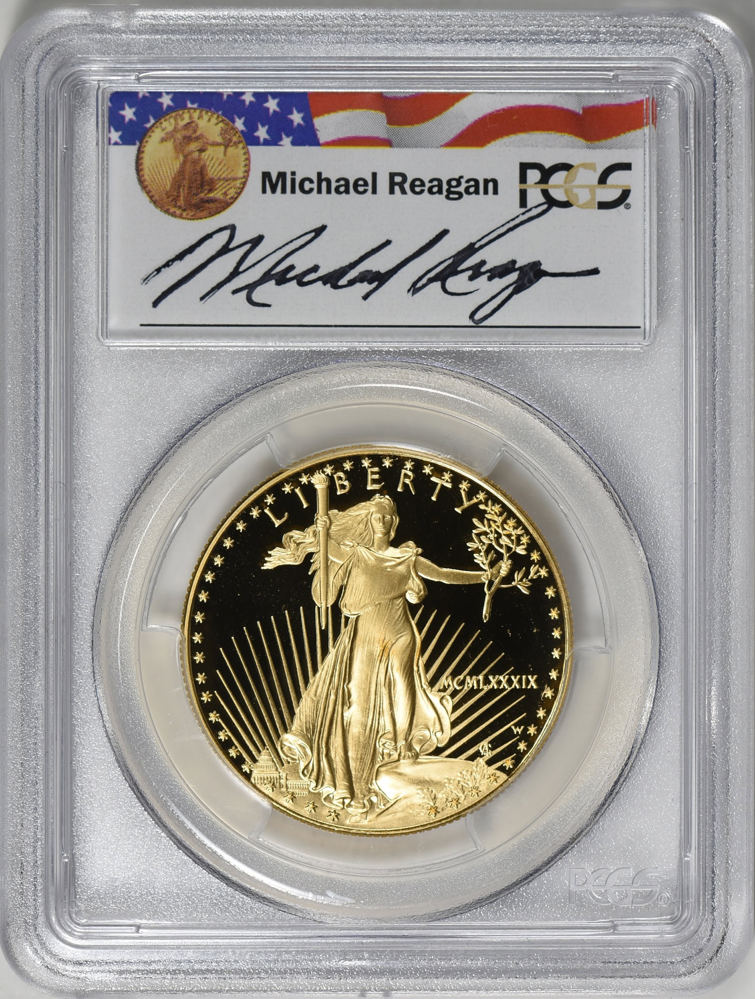 1989 $5, $10, $25 and $50 Gold American Eagle Set (Reagan Legacy