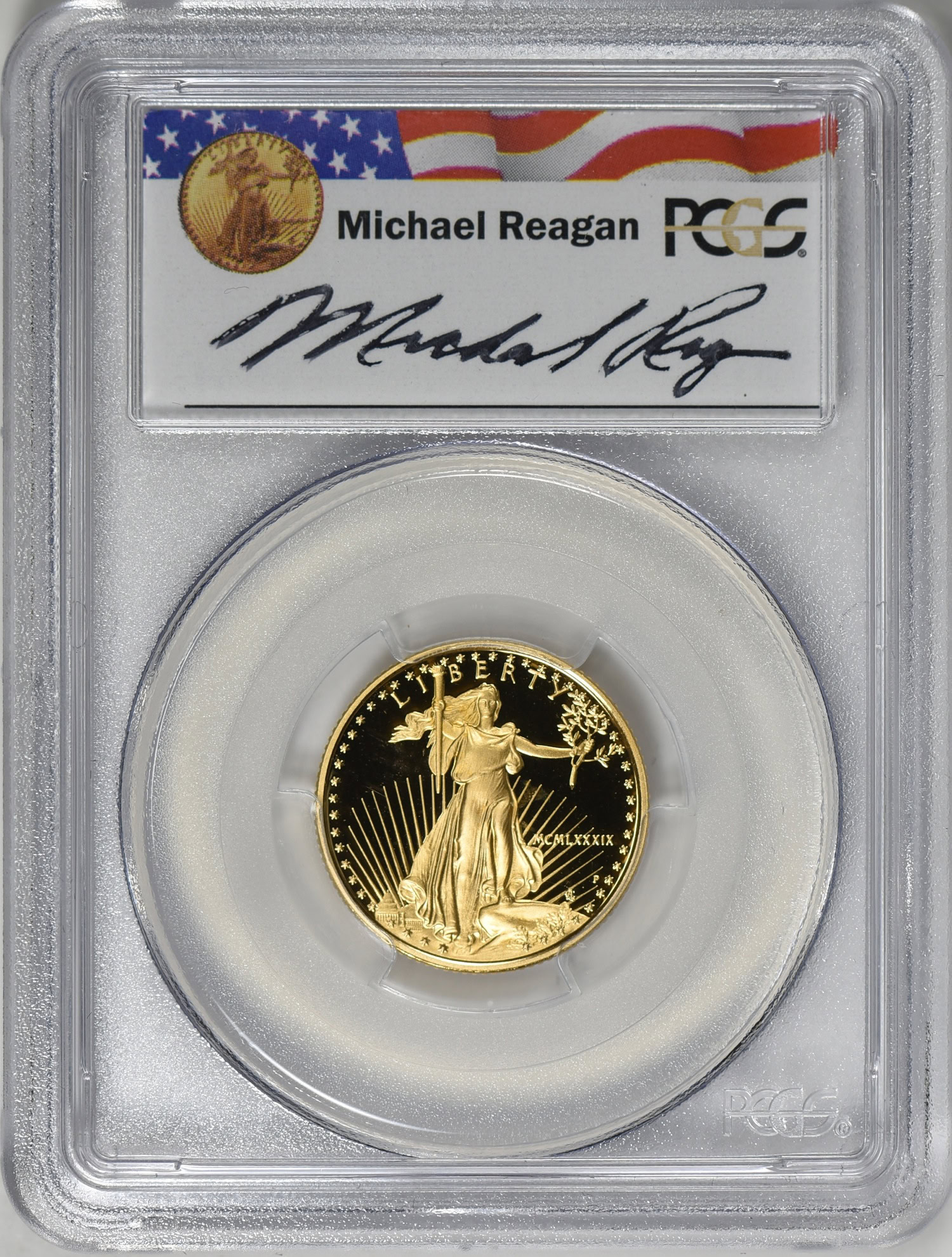 1989 $5, $10, $25 and $50 Gold American Eagle Set (Reagan Legacy