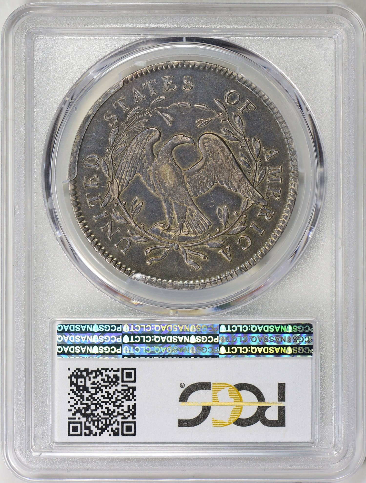 1795 Flowing Hair Silver Dollar 2 Leaves PCGS AU-55 CAC (Item