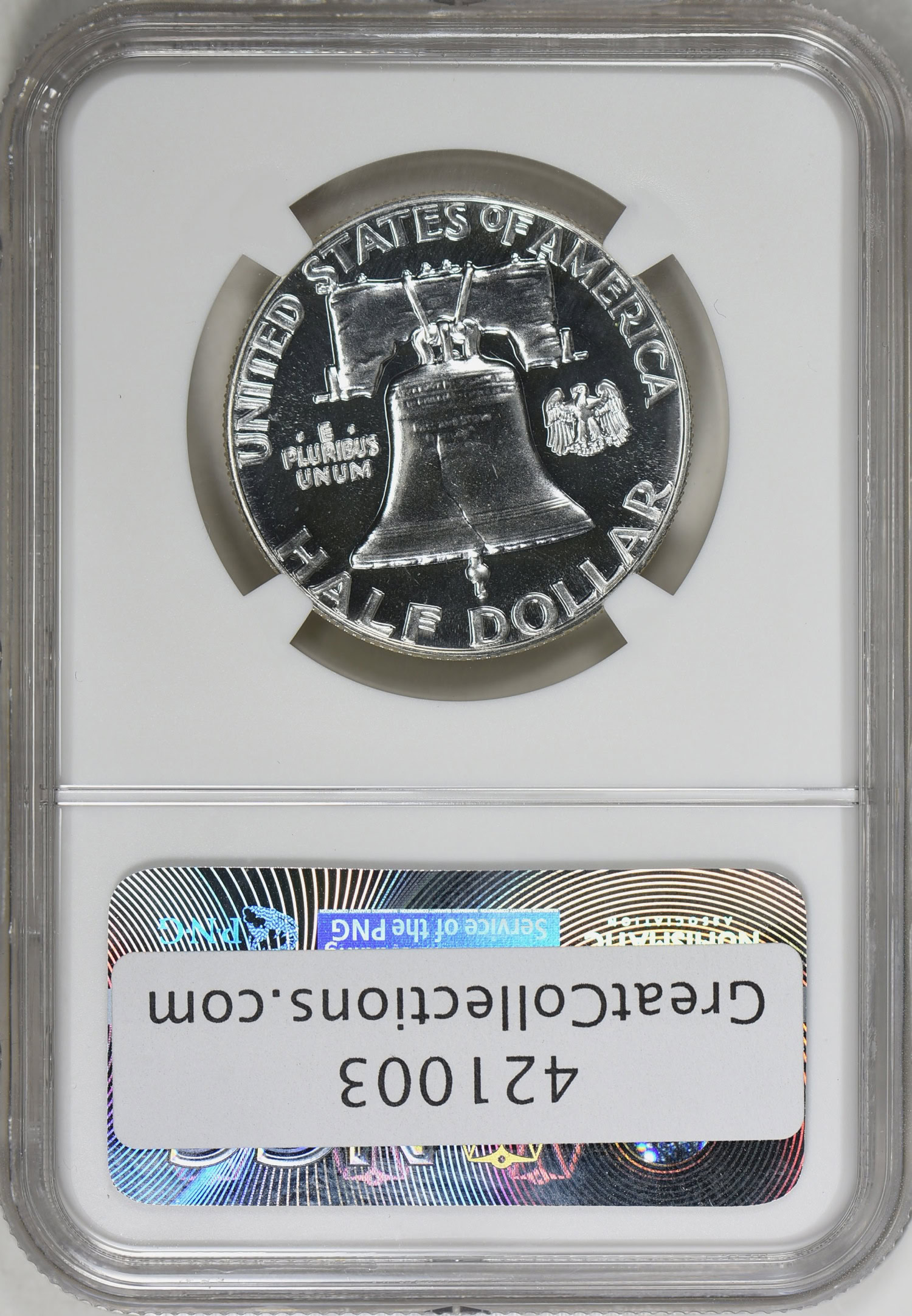 1961 Franklin Half Dollar Doubled Die Reverse FS-801 NGC Proof-68