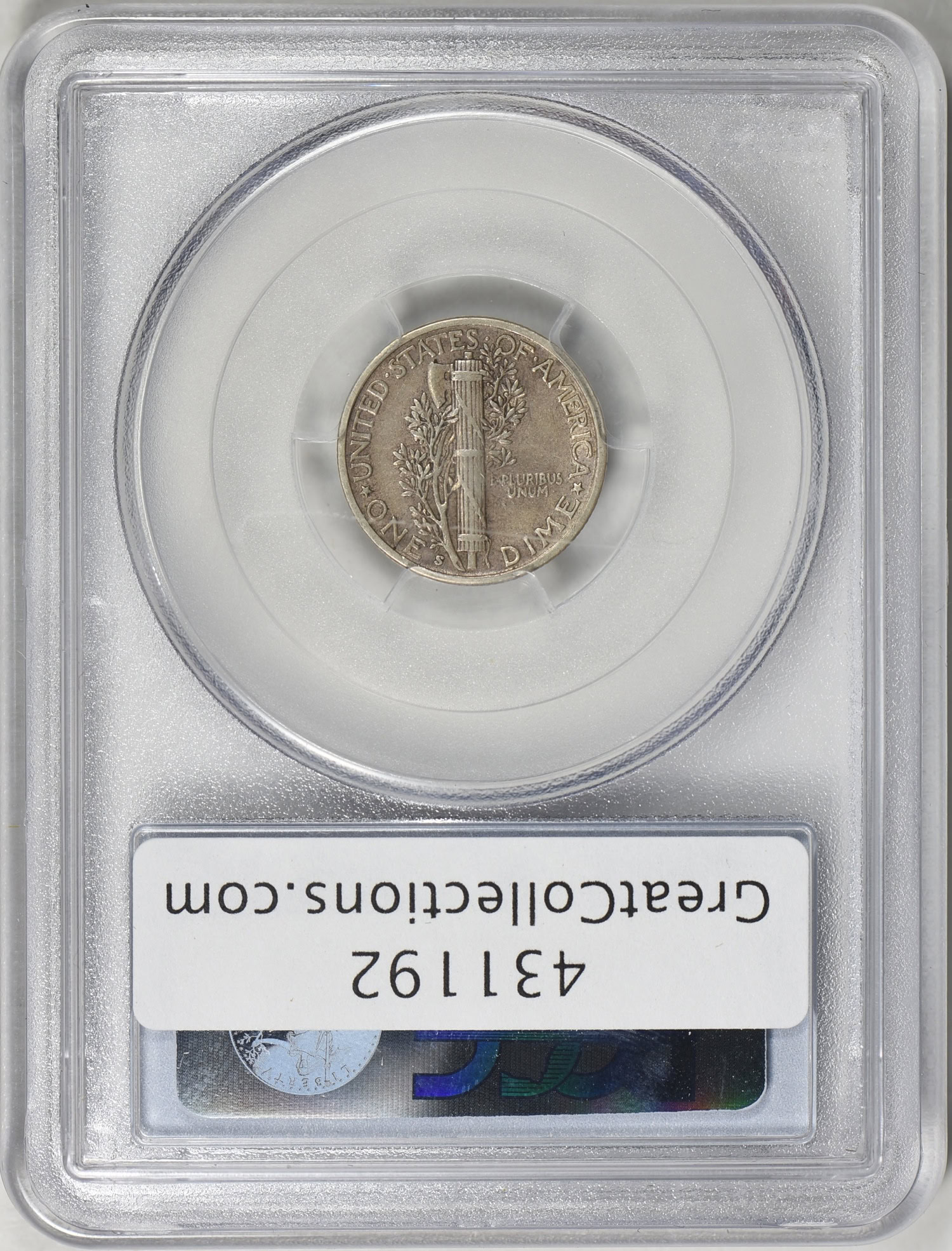 1945-S Mercury Dime S/Horizontal S FS-503 PCGS XF-45 (A.R. Savino