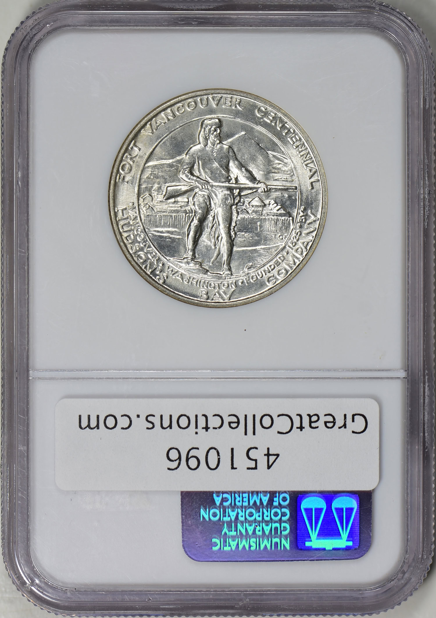 1925 Fort Vancouver Centennial Half Dollar NGC MS-65 (Item 451096