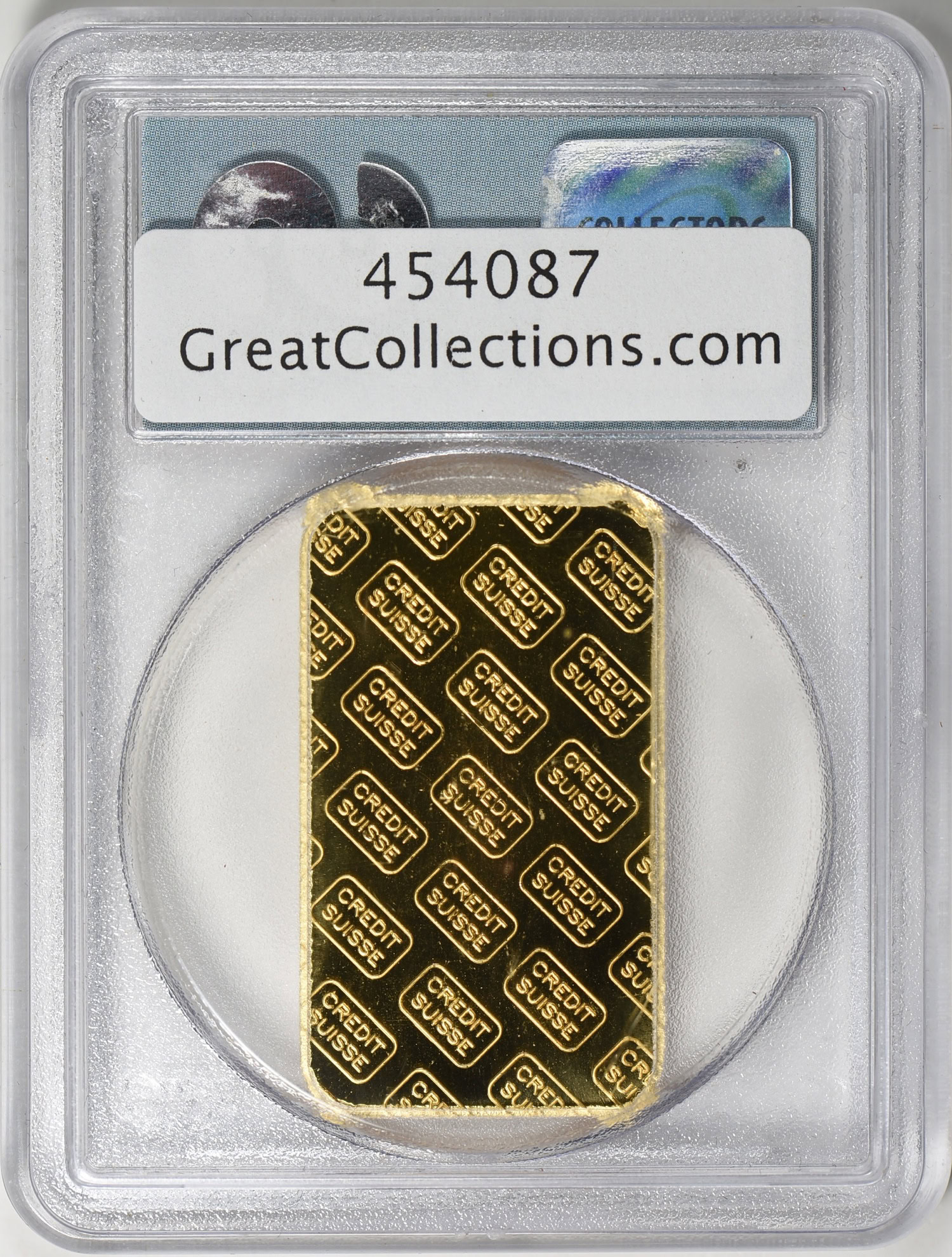 Swiss Credit Suisse 1 oz. Gold Bar WTC World Trade Center Ground