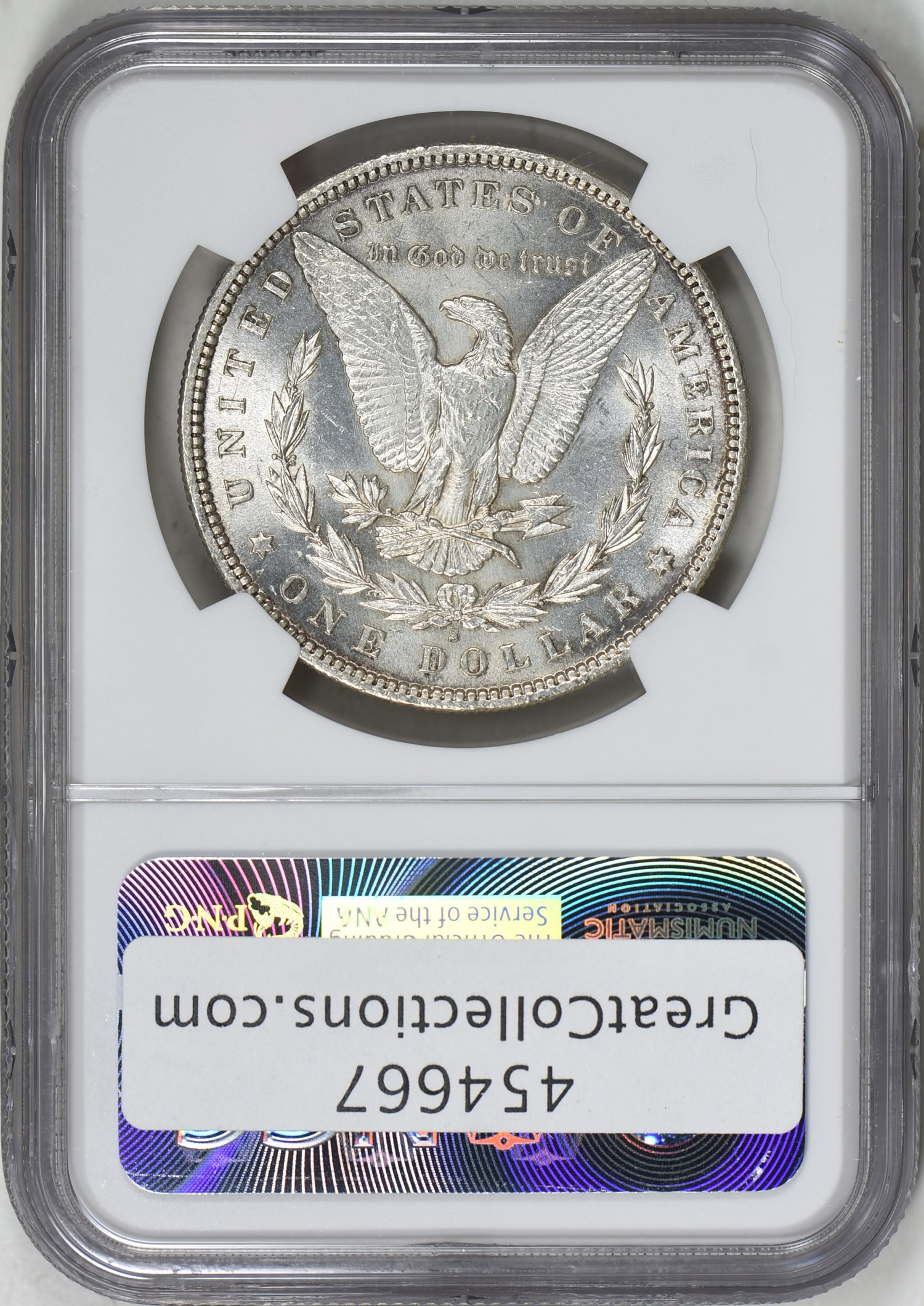 1887-S Morgan Silver Dollar NGC MS-62 (Item 454667