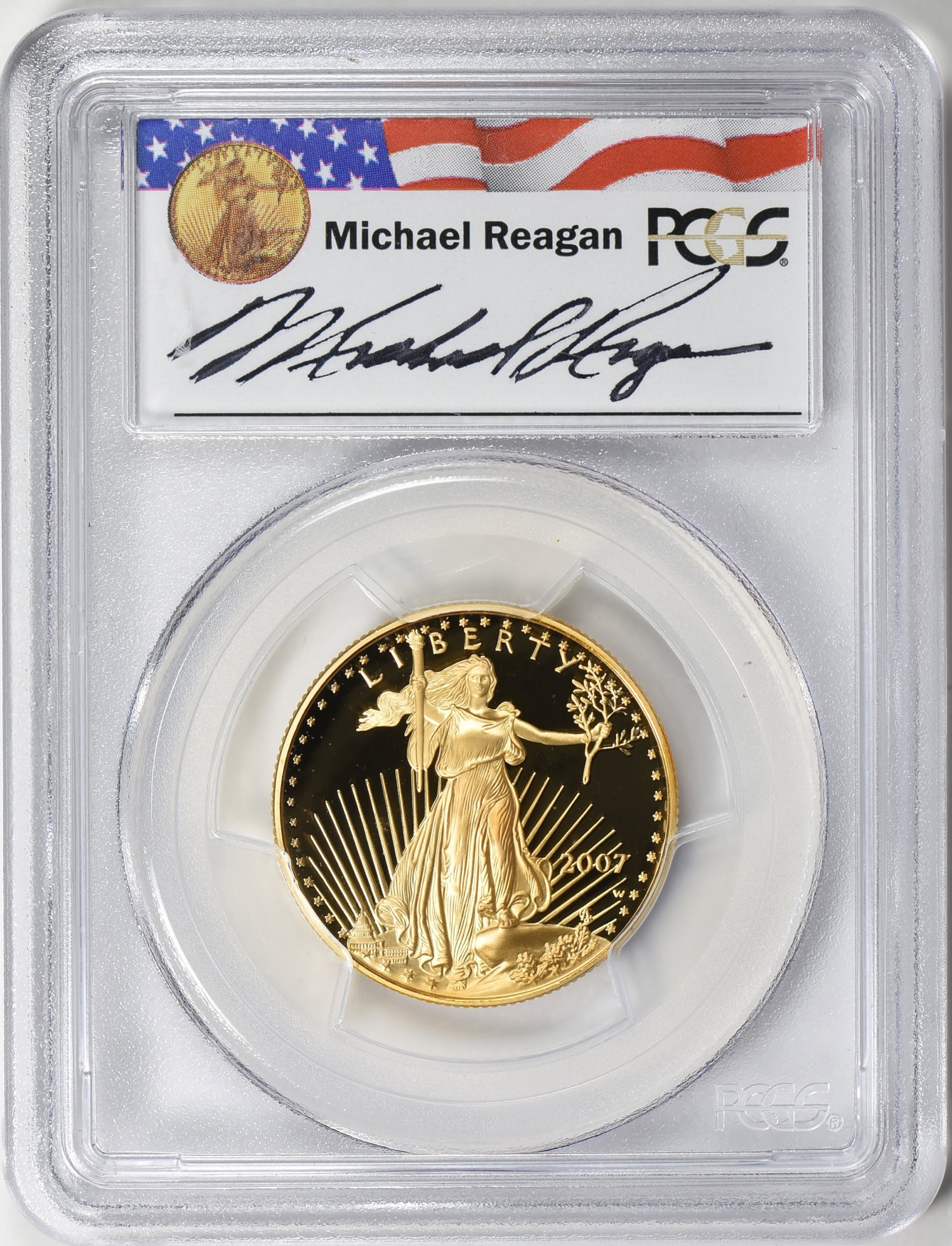 2007-W $5, $10, $25 and $50 Gold American Eagle Set - Reagan