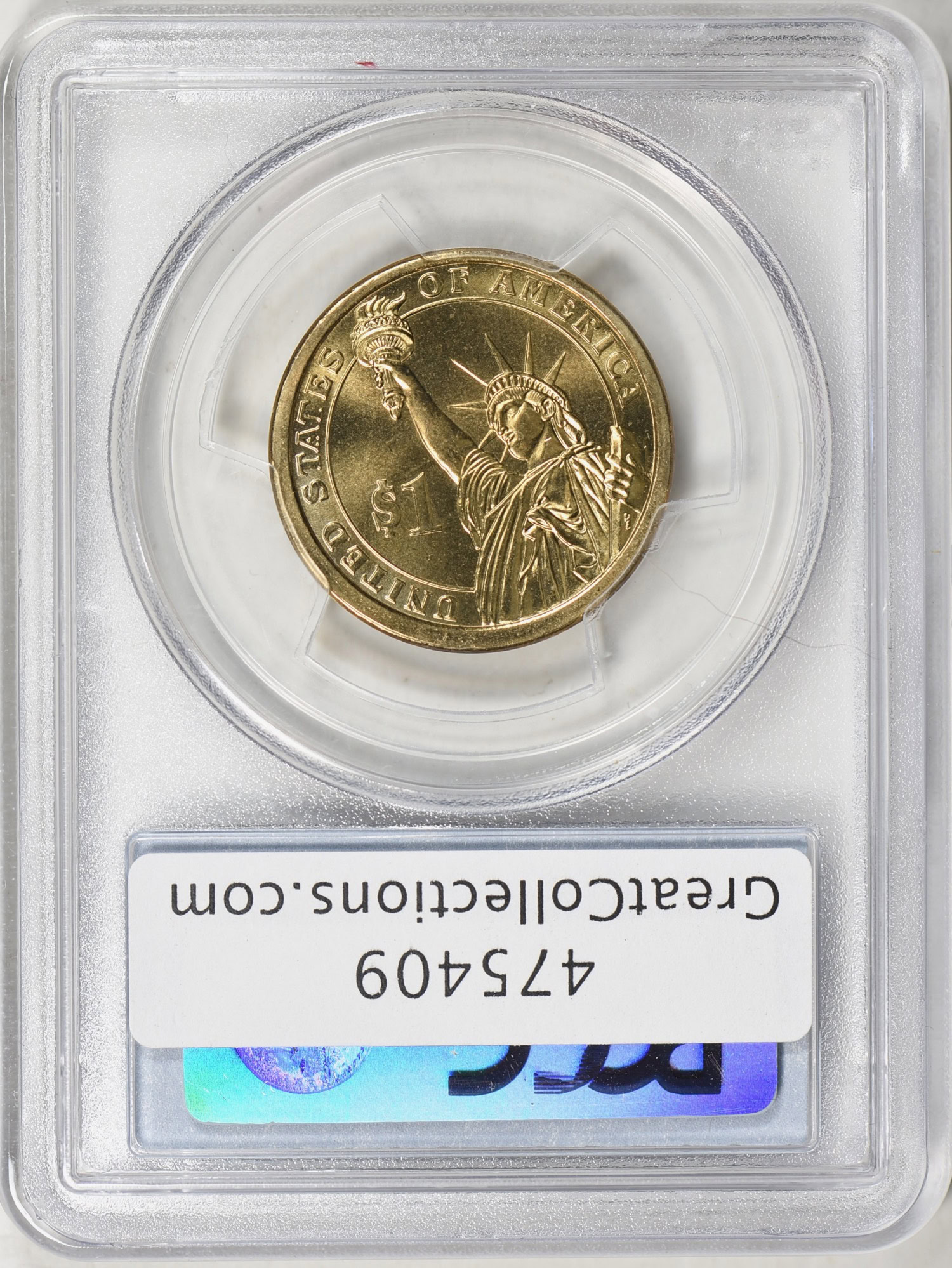 Mint Error (2009) $1 Presidential Dollar James K. Polk - Missing