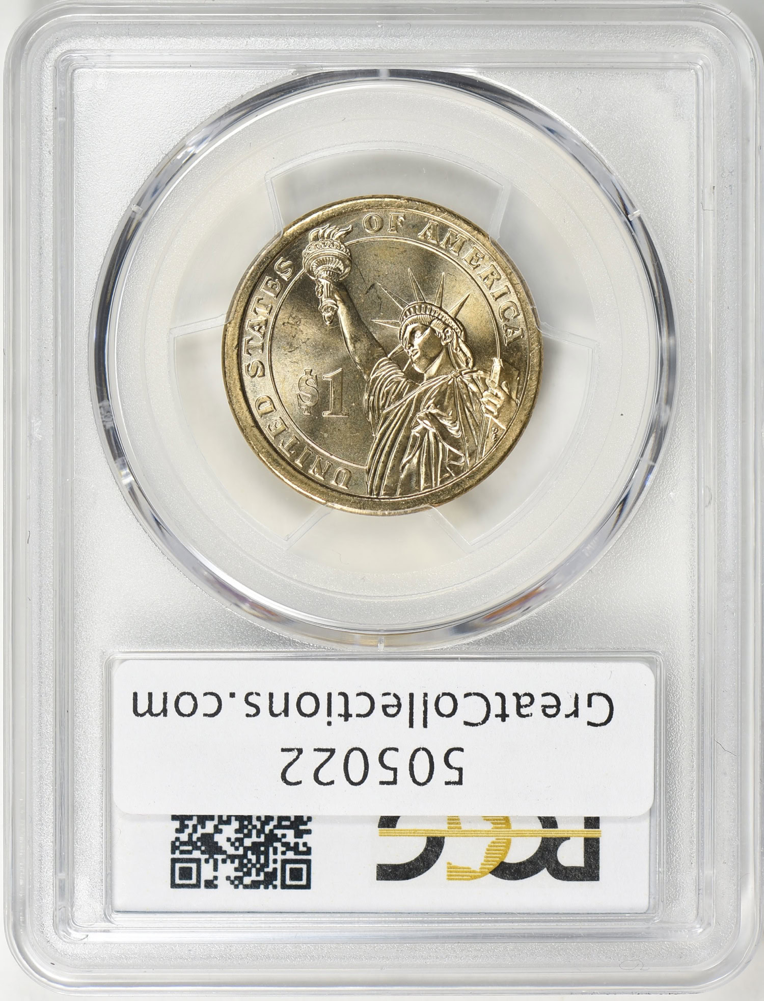 エラー金に目がくらむ　psa9 Mint Error 2009-P $1 Presidential Dollar Zachary Taylor Weak Edge