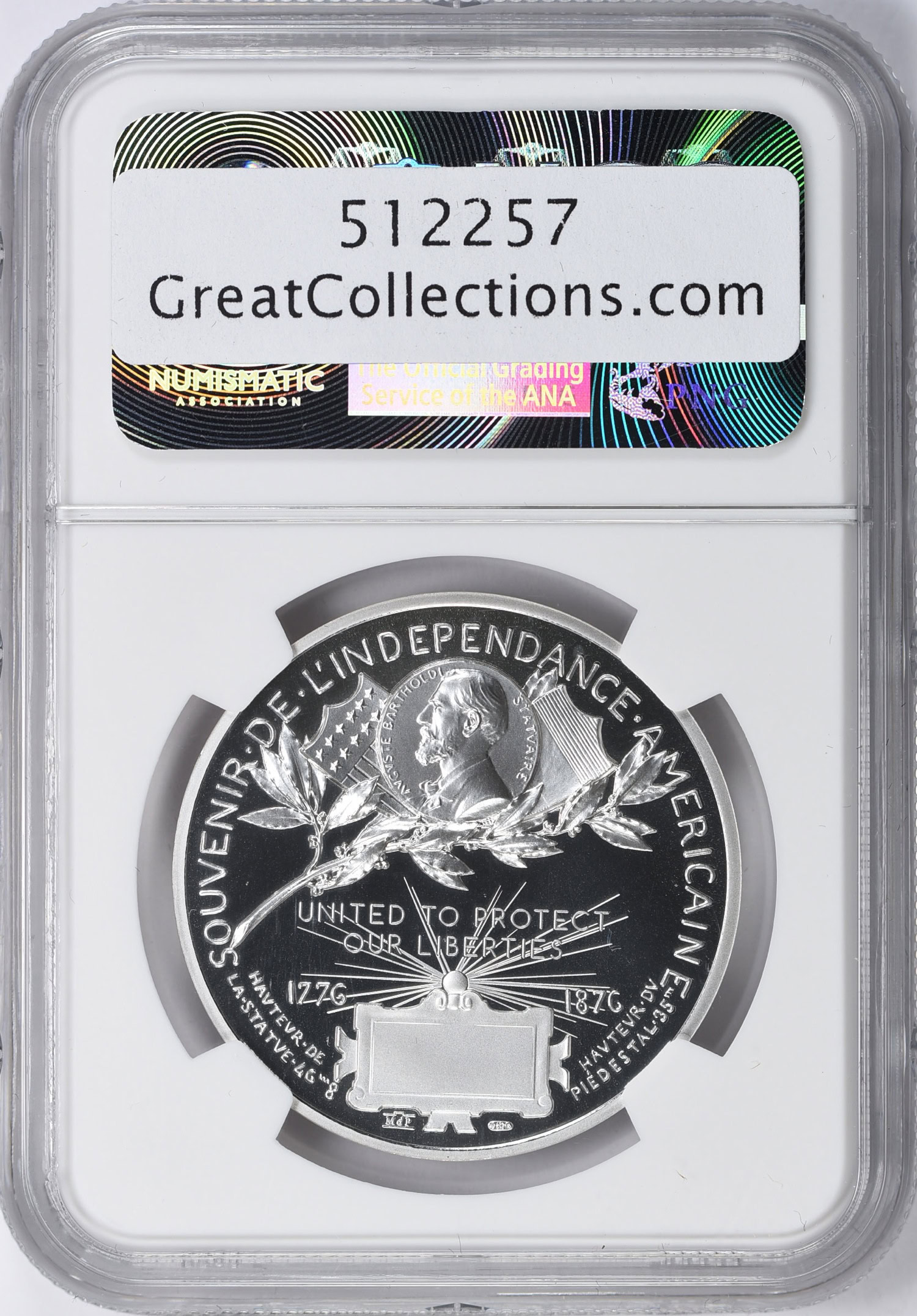 France (2016) Statue of Liberty 1 oz. Silver Medal 130th