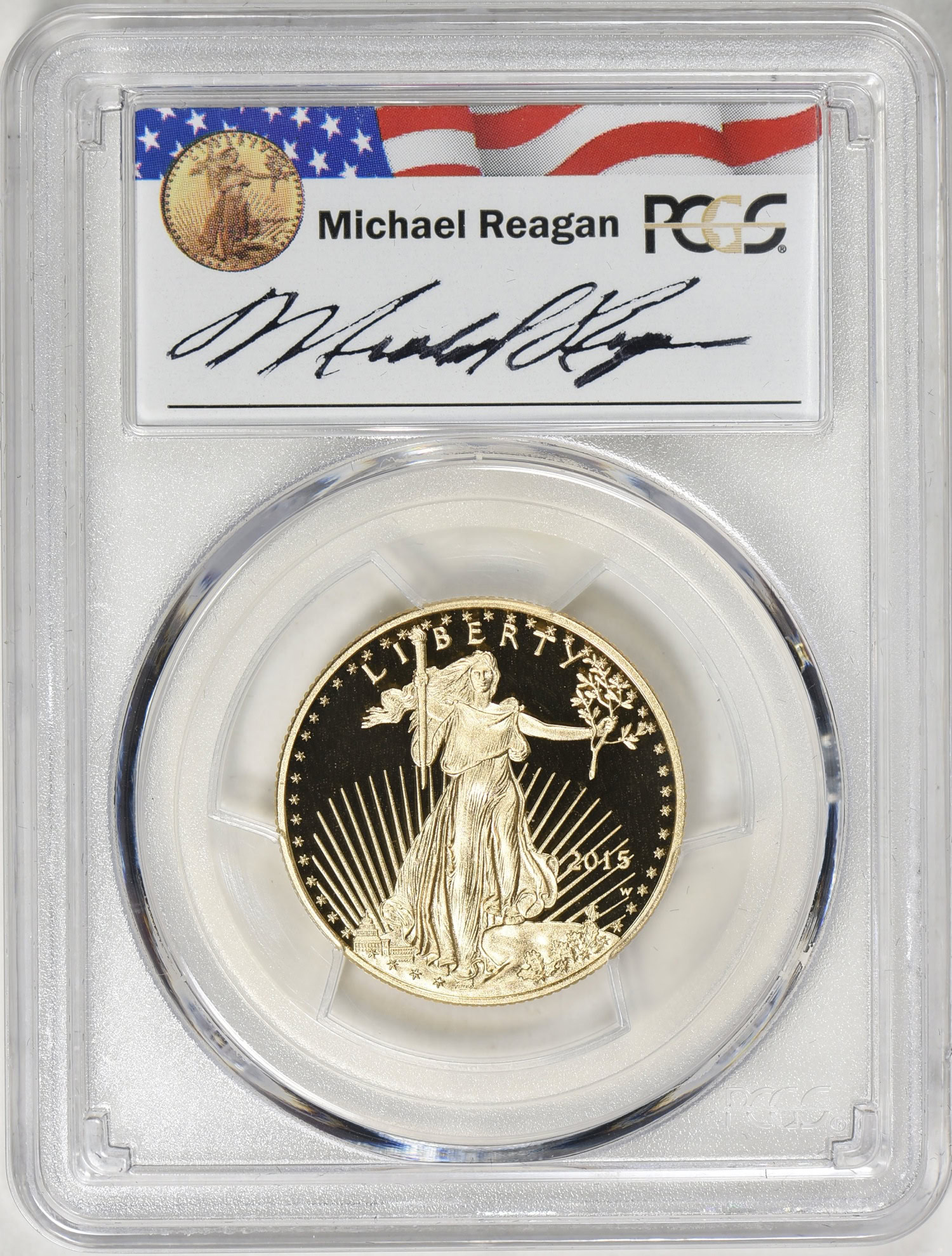 2015-W $5, $10, $25 and $50 Gold American Eagle Set - Reagan