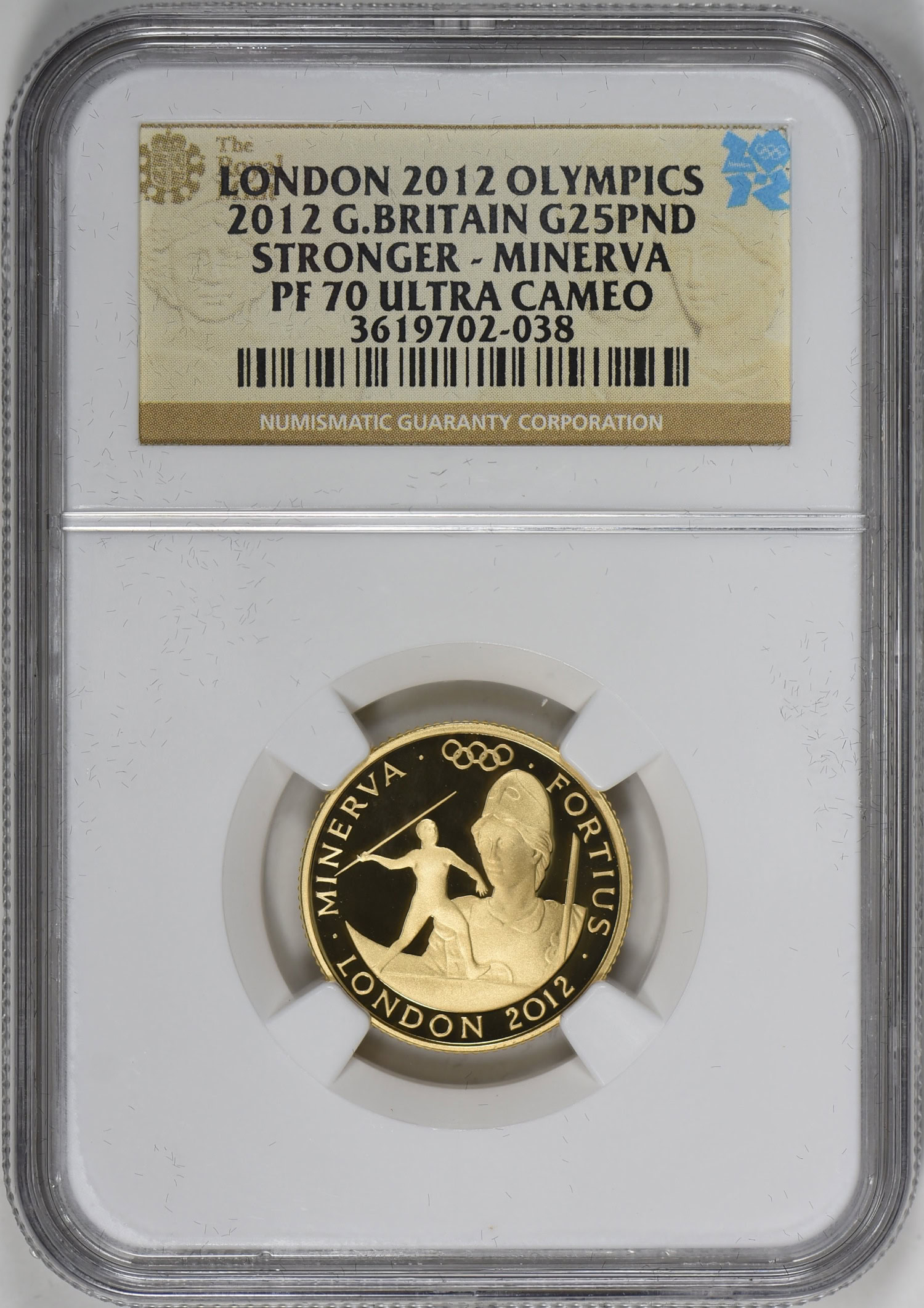 2012 イギリス ロンドン オリンピック 25ポンド NGC 2012イギリス