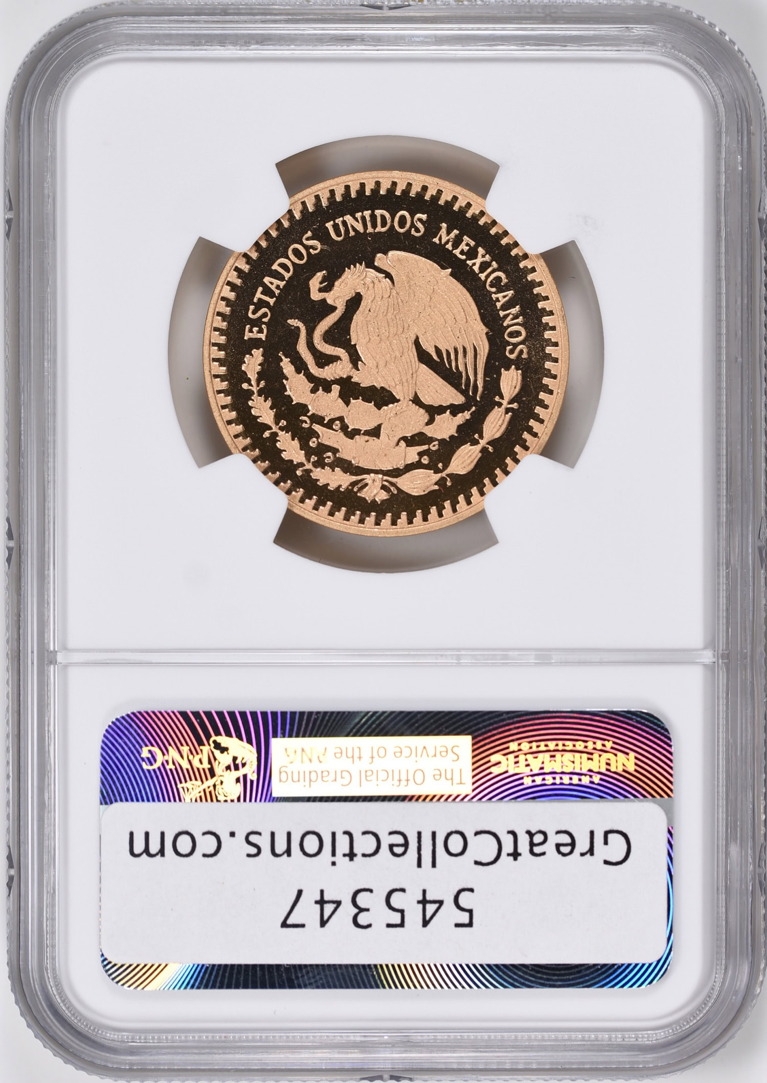 Mexico 1986-Mo Gold 500 Pesos World Cup Soccer KM-501.2 NGC Proof