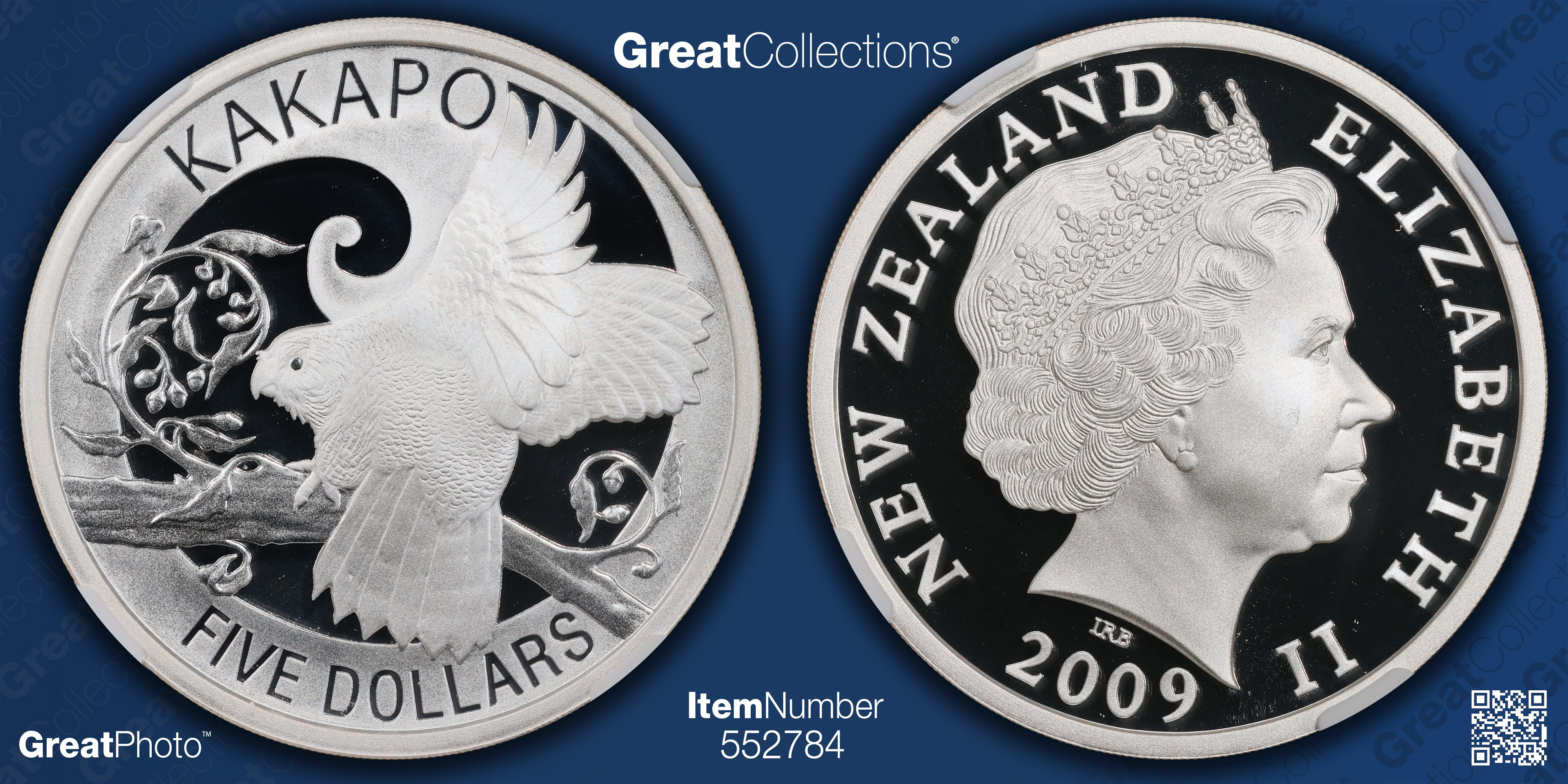 New Zealand 2009 Silver $5 Kakapo KM-329a NGC Proof-68 UC | NGC