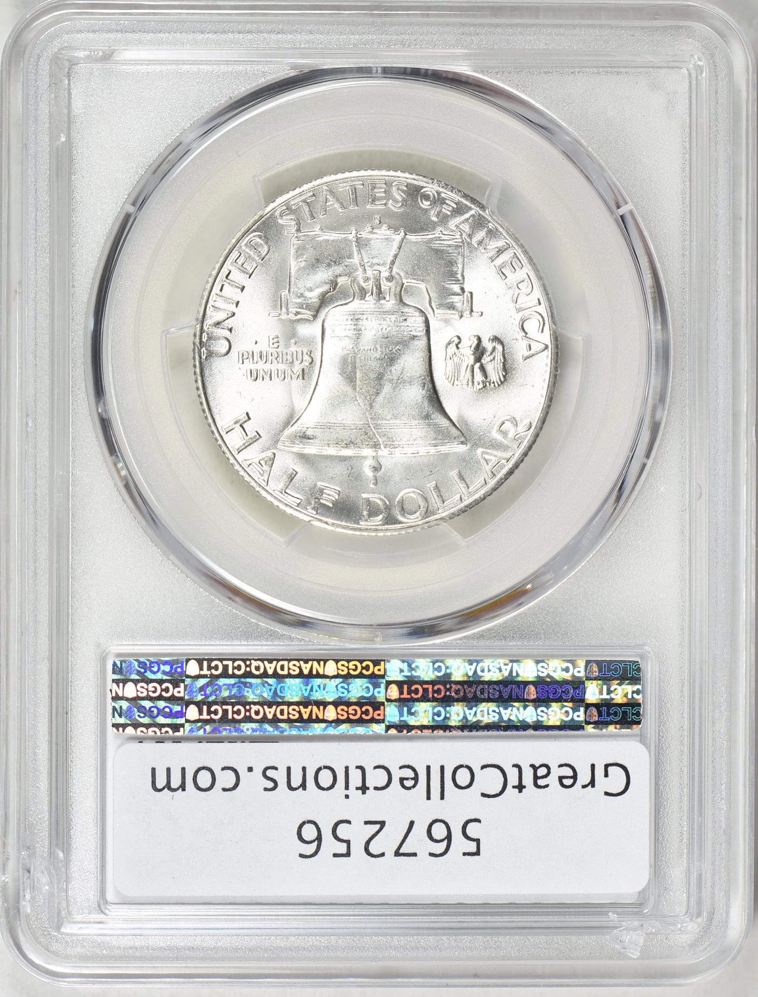 1951-S Franklin Half Dollar Doubled Die Reverse DDR FS-801 (011.5