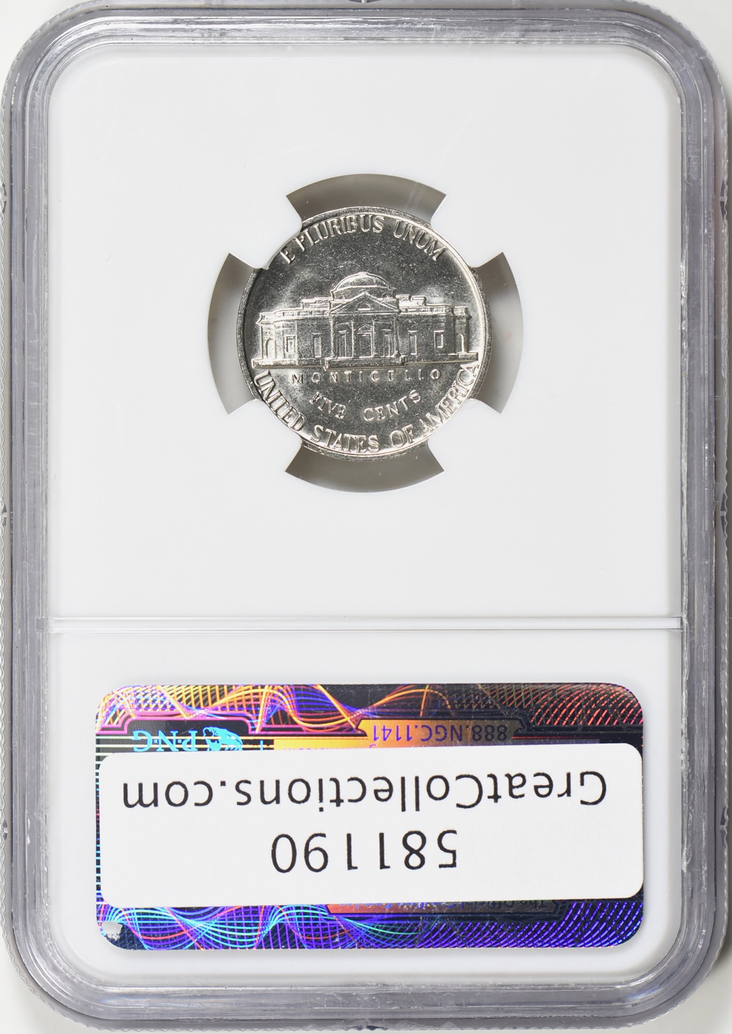 1981-P Jefferson Nickel NGC MS-67 (Item 581190) | GreatCollections