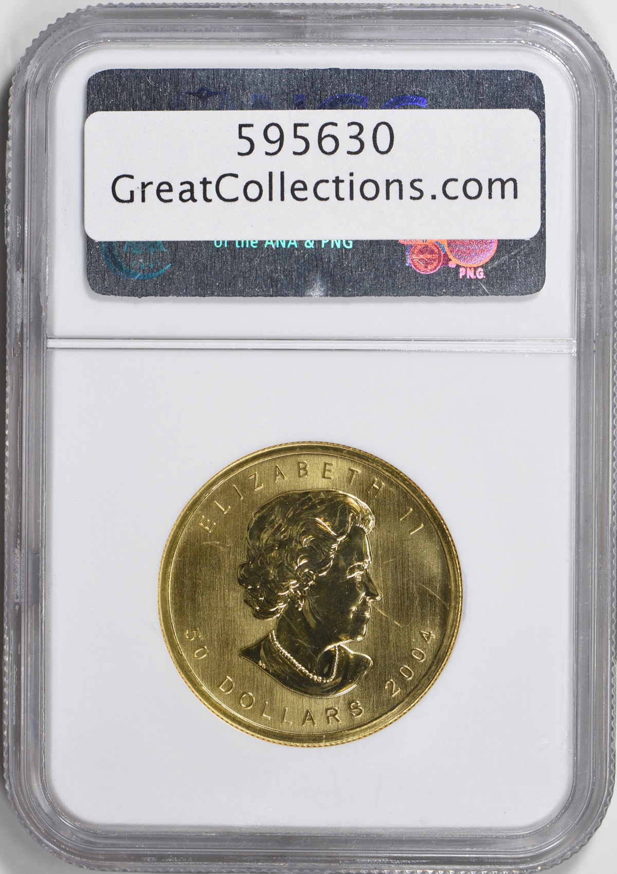 Canada 2004 G$50 Gold Maple Leaf 25th Anniversary NGC MS-70 (AGW