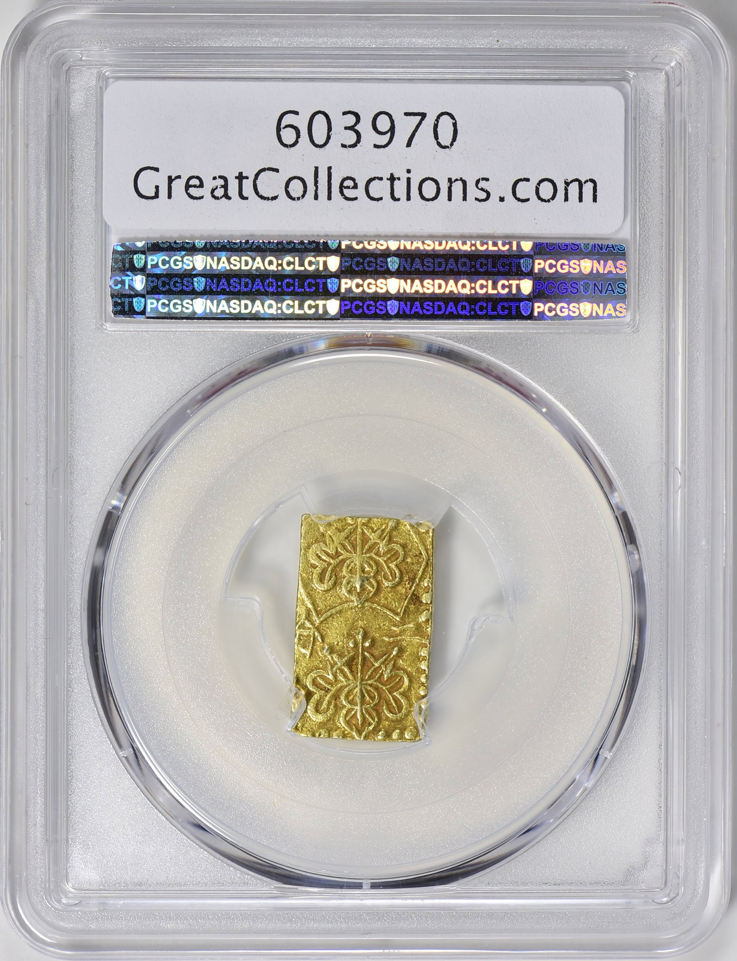 ogijiページ Japan Meiji Era (1868 - 1869) 2 Bu (Ni Bu) Struck in Gold and