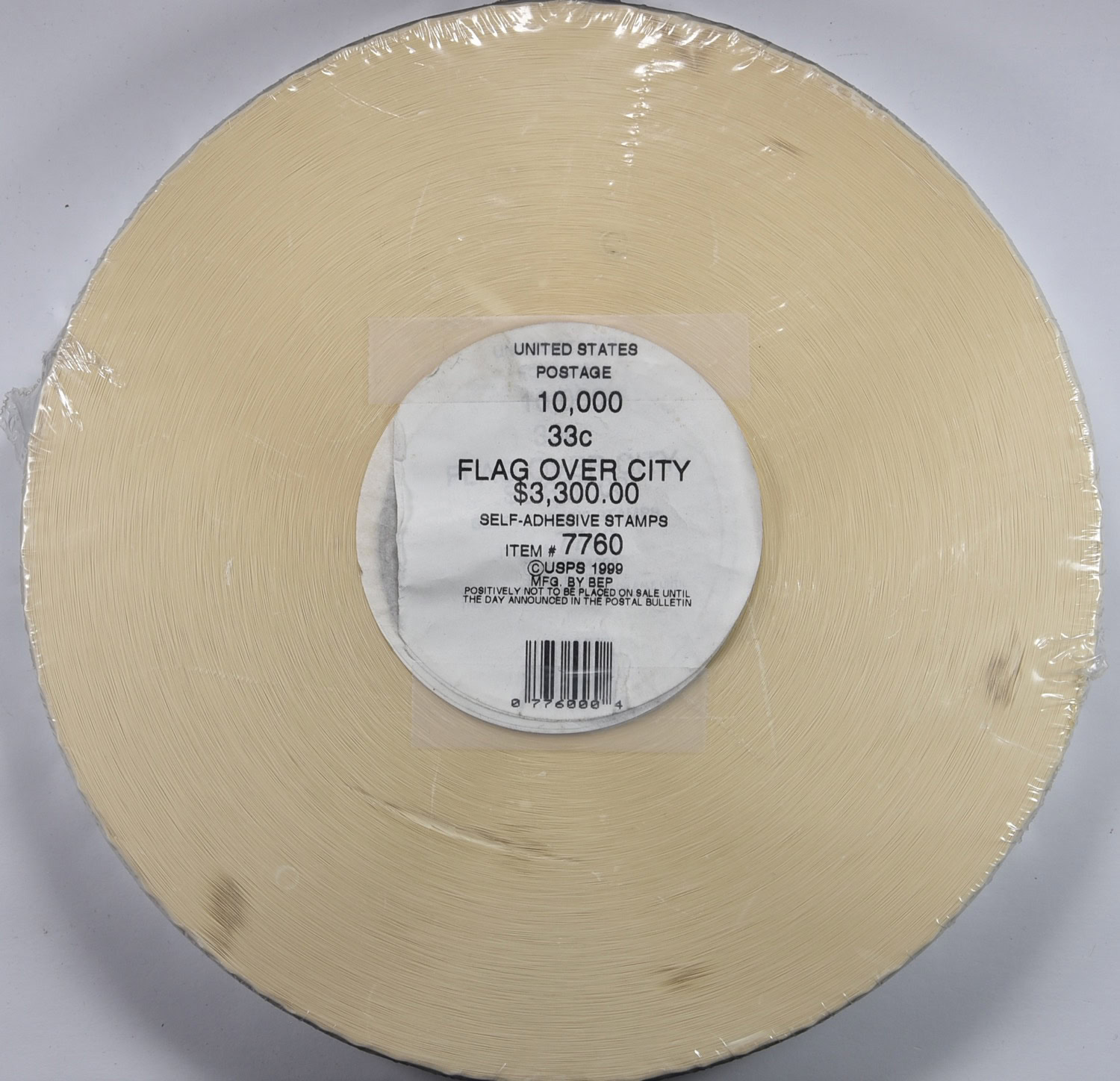 Postage Stamps 1999 33c Flag Design Original Roll Sealed from Post