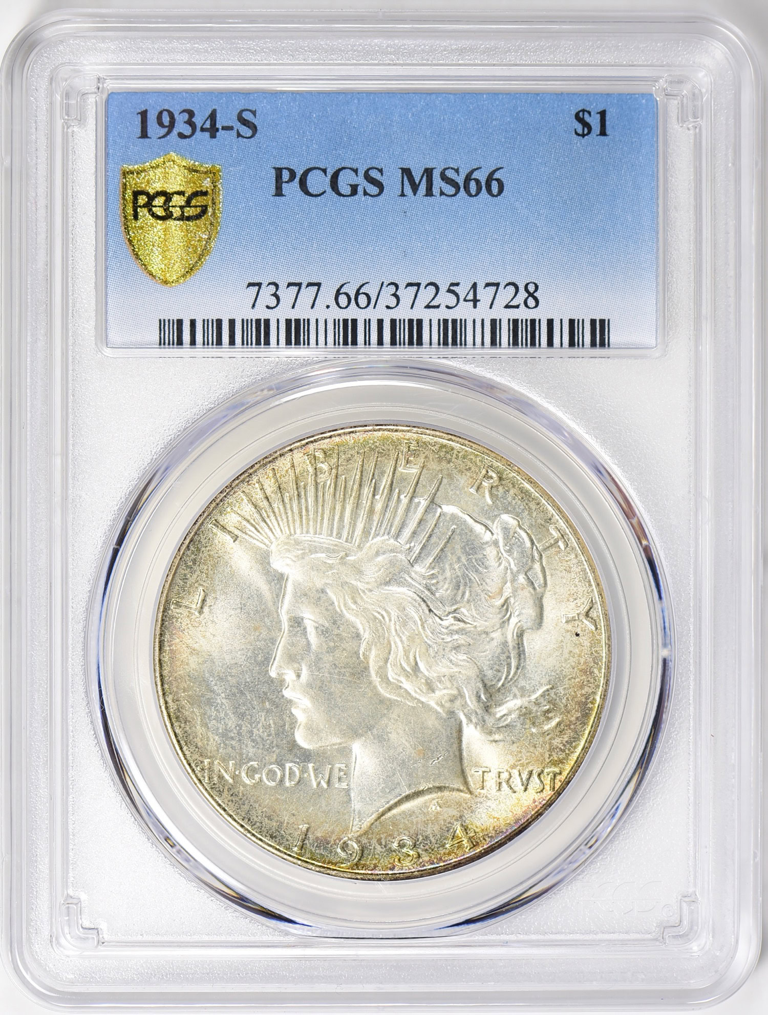 1934-S Peace Silver Dollar PCGS MS-66 (Item 618852