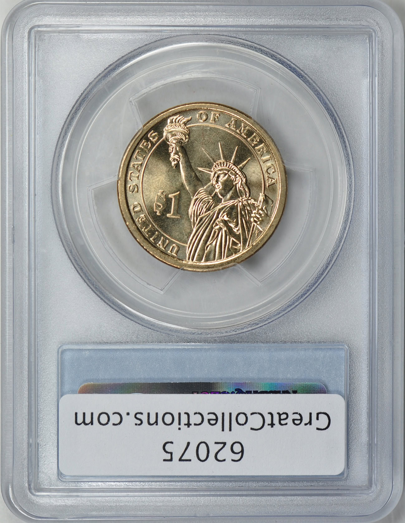 Mint Error (2010) Presidential Dollar Franklin Pierce Missing Edge